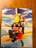 Dream side of the 2001 double-sided 16x21 poster with yellow surfboard artwork