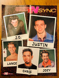NSYNC side of the 2001 double-sided 16x21 poster