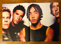 Hoobastank band group portrait poster with visible center fold