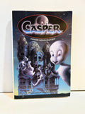 Casper Junior Novelization paperback front cover featuring Casper, ghosts, and a spooky mansion