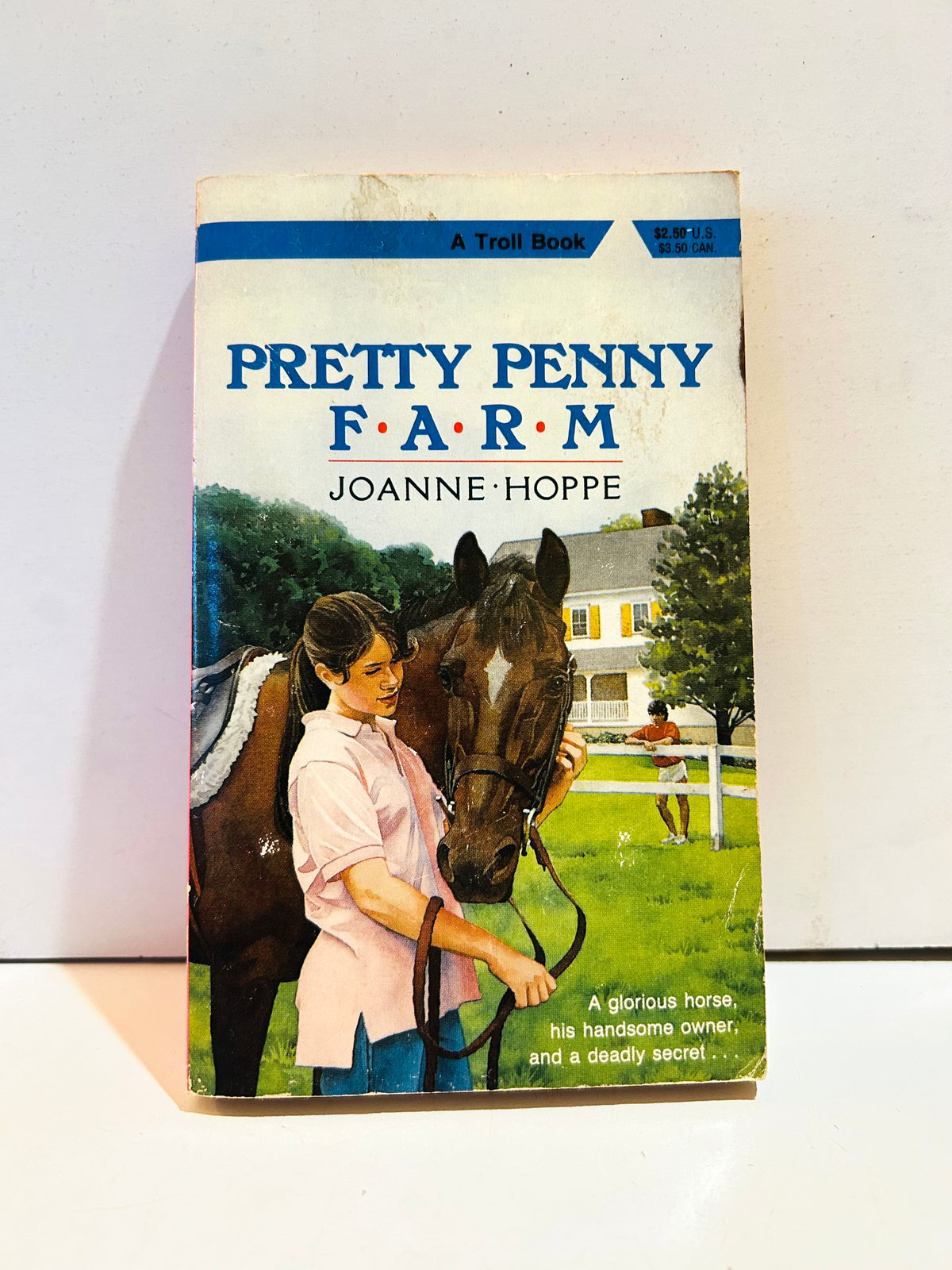 Pretty Penny Farm by Joanne Hoppe paperback cover showing a girl with a horse