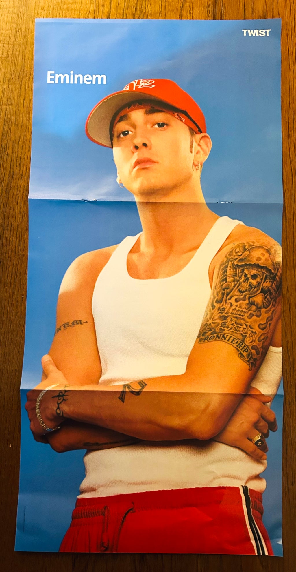 Gwen Stefani reverse side of the 2004 TWIST double-sided poster
