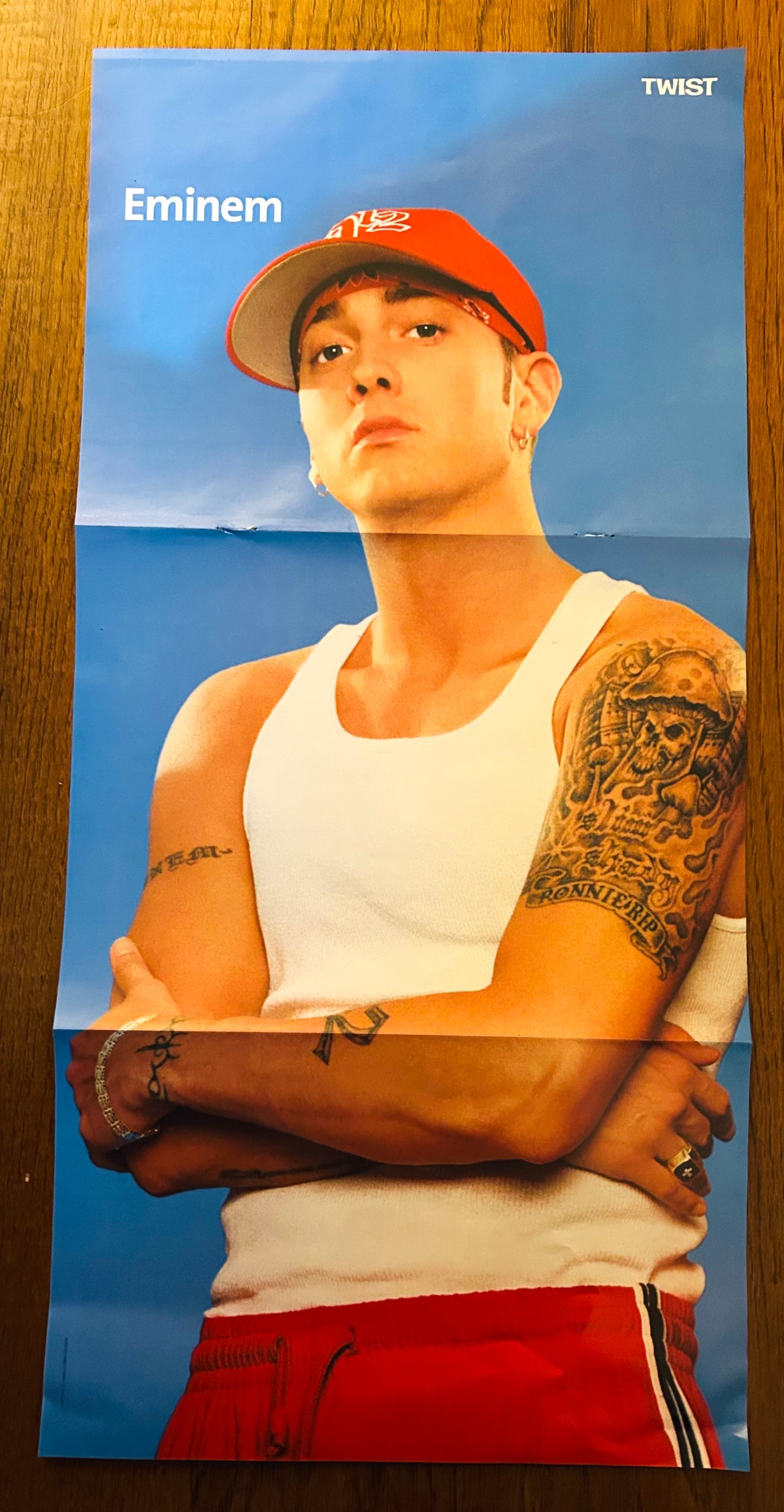 Gwen Stefani reverse side of the 2004 TWIST double-sided poster