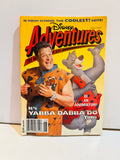 Disney Adventures The Magazine for Kids June 1994 cover featuring live-action Flintstones movie with Fred Flintstone celebrity and Baloo bear, Yabba Dabba Do Time headline, Be an Animator feature callout