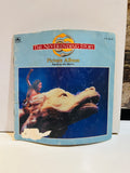 The Neverending Story Picture Album softcover book based on the movie, published by Golden Books, featuring Atreyu riding Falkor the Luckdragon on the cover, vintage 1984