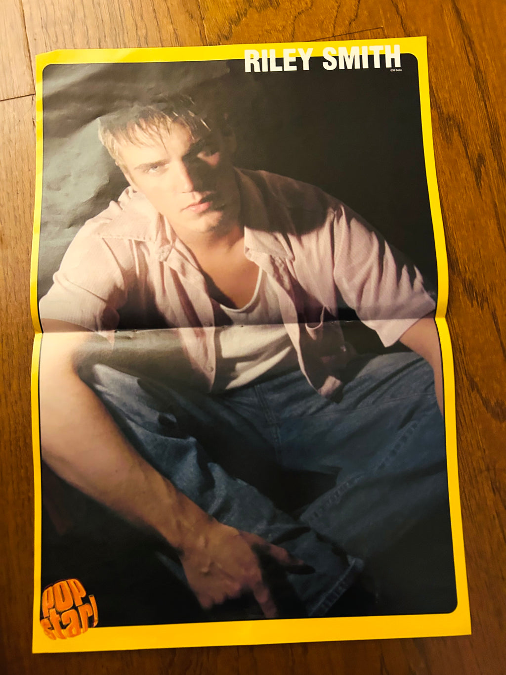 Riley Smith side of the 2002 double-sided Pop Star poster