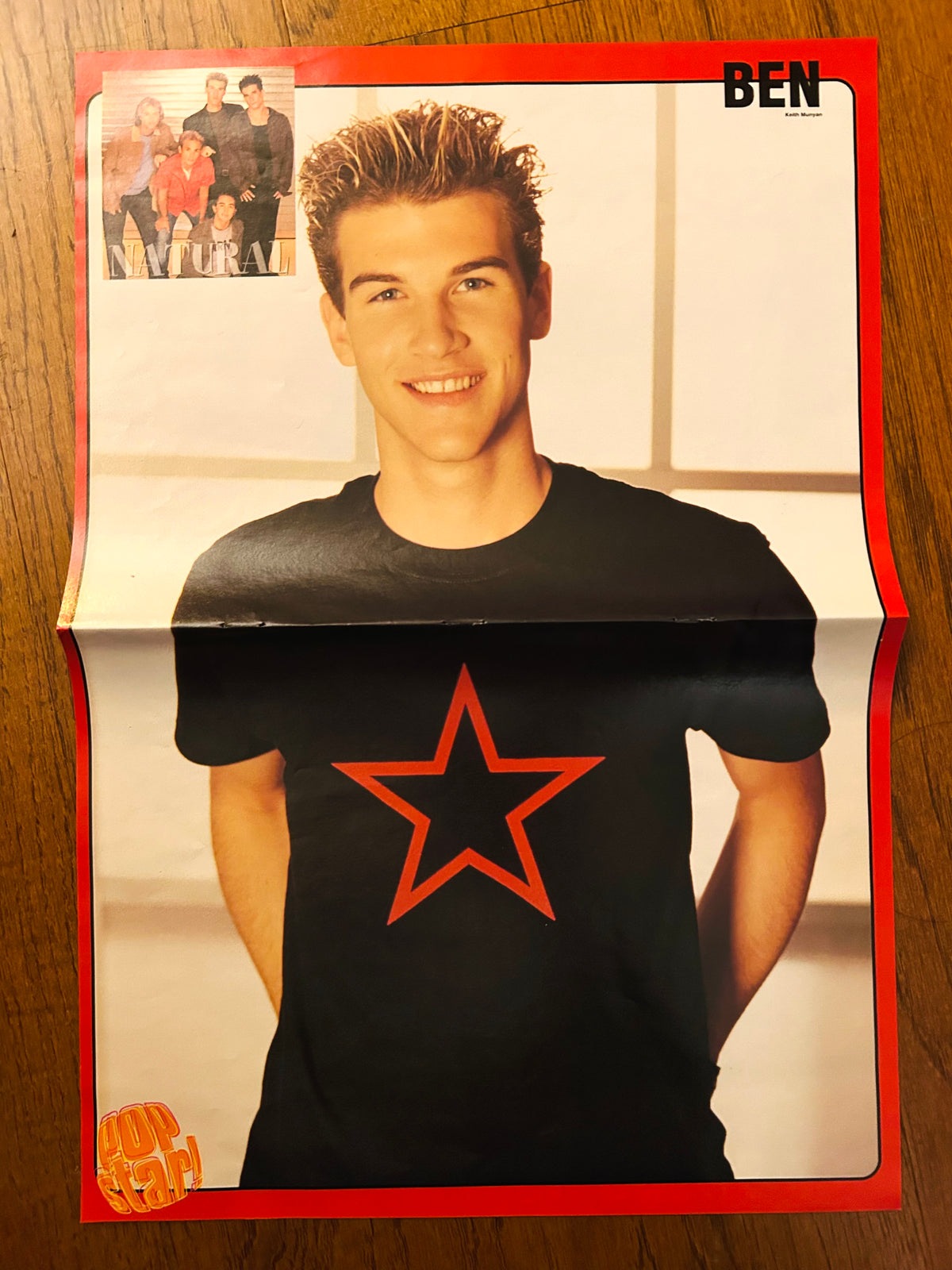 Josh Scene 23 side of the 2002 double-sided Pop Star poster