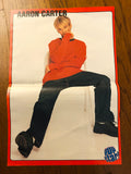 Aaron Carter side of the 2002 double-sided Pop Star poster