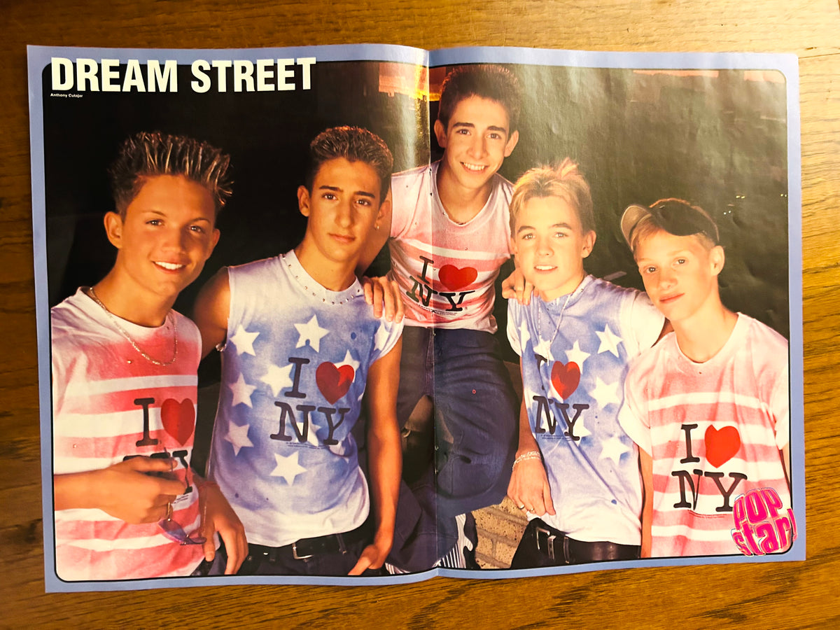 Dream Street side of the 2002 double-sided Pop Star poster