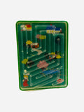 Vintage 1996 handheld marble maze ball labyrinth puzzle game with green neighborhood scene artwork