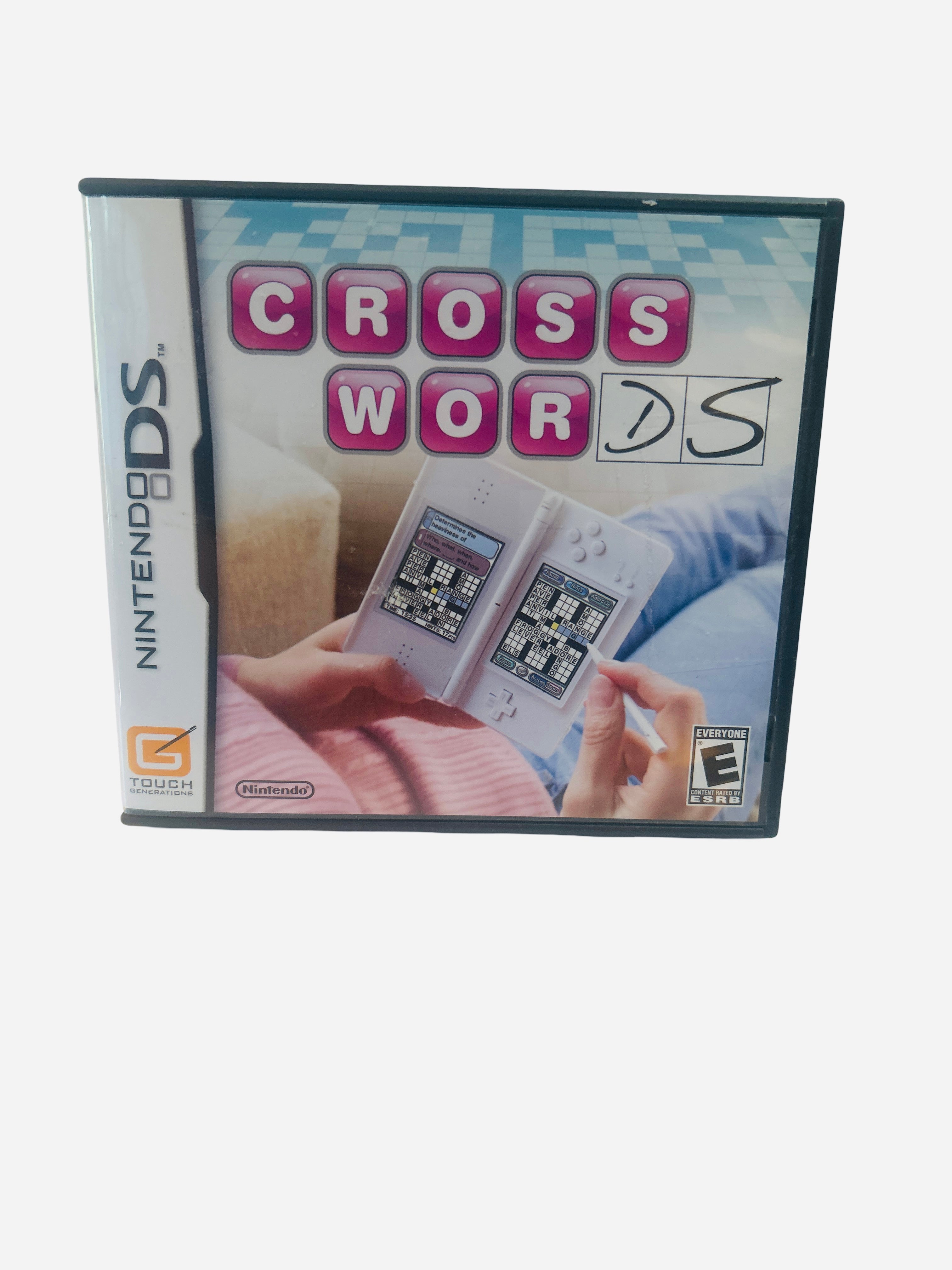 Crosswords DS Nintendo Touch Generations game case front cover