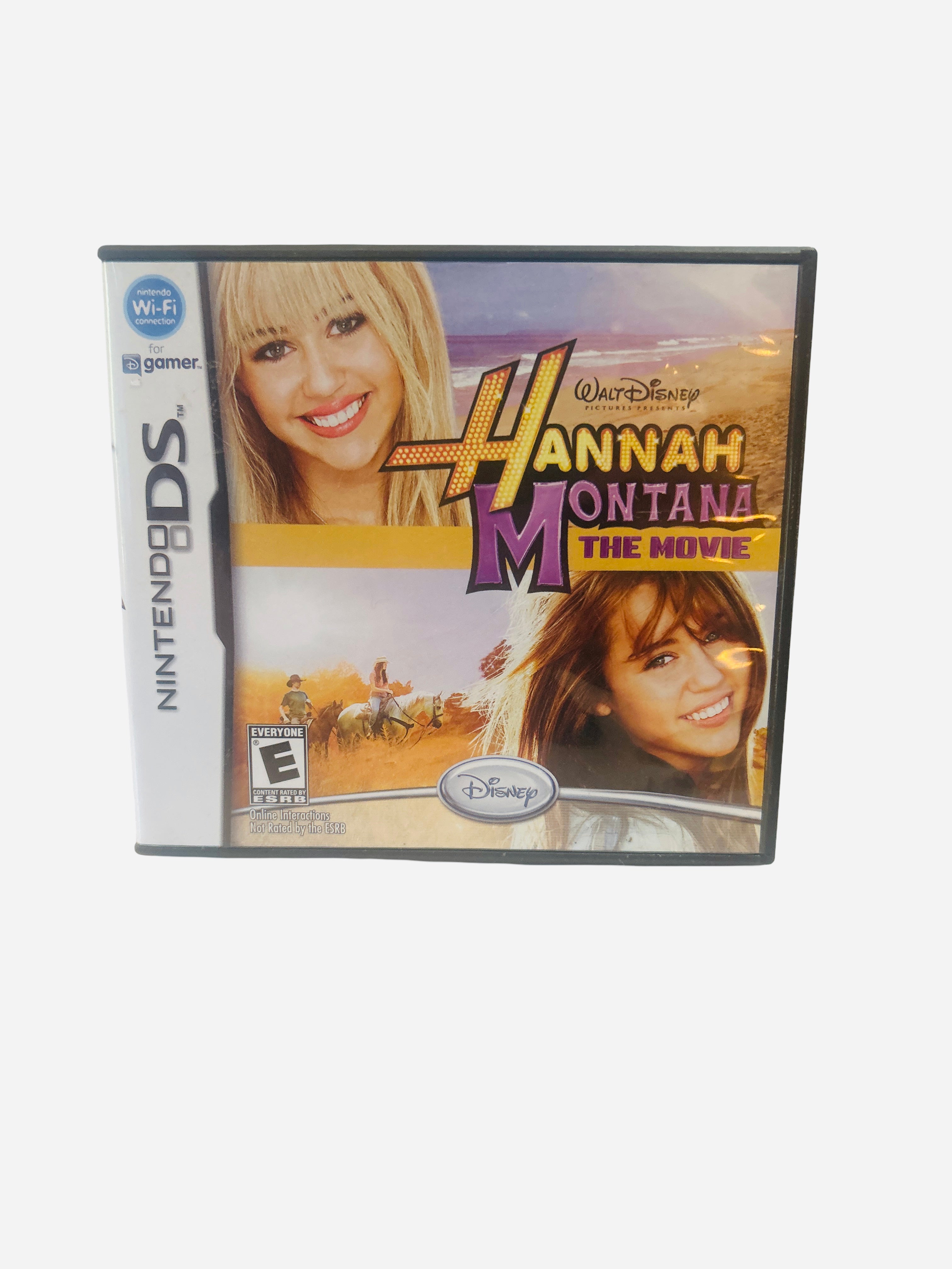 Hannah Montana The Movie Nintendo DS game case front cover Walt Disney Pictures