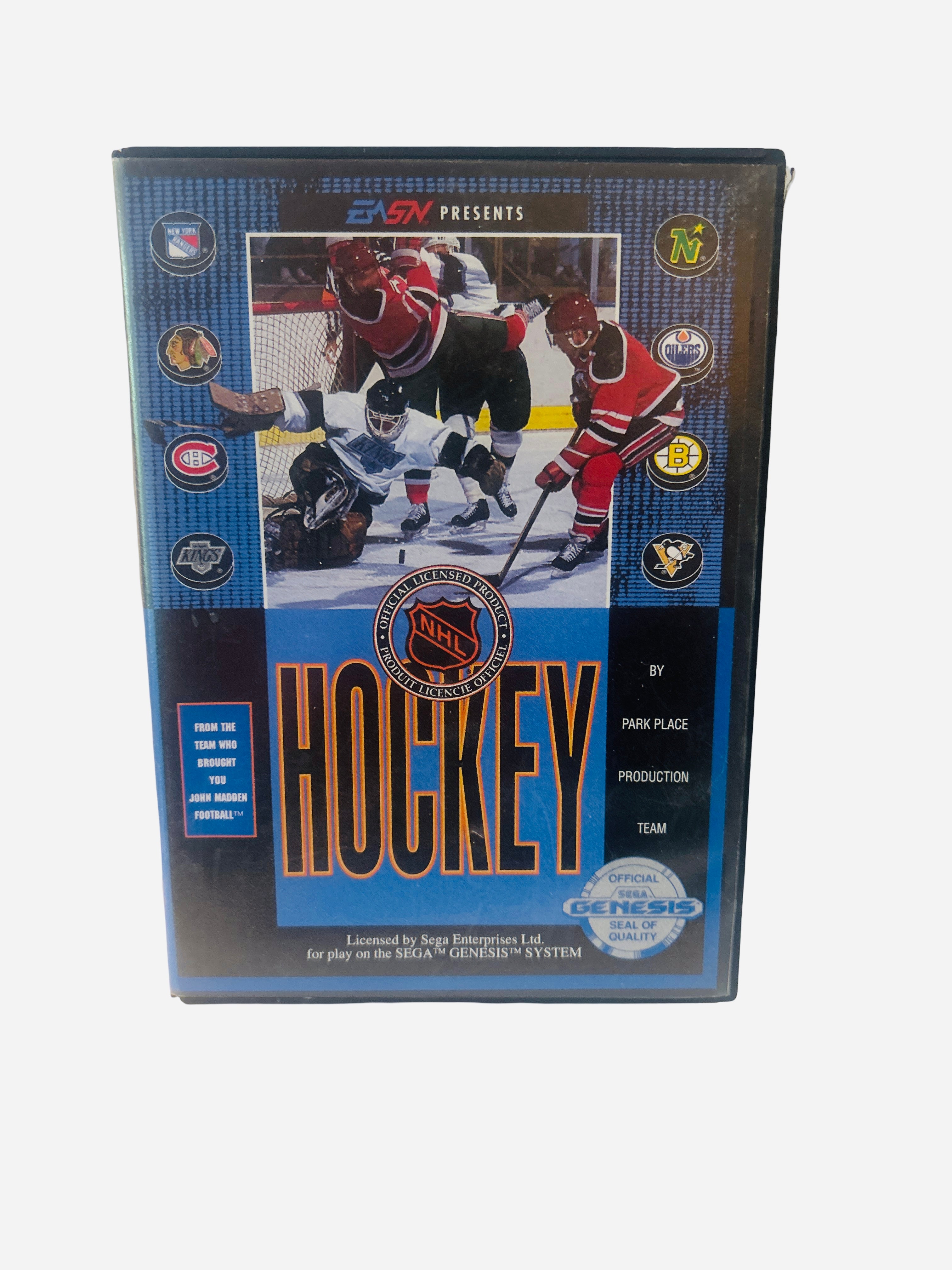 NHL Hockey 🏒🎮 Sega Genesis 1991 | EA Sports | w/ Manual | Used