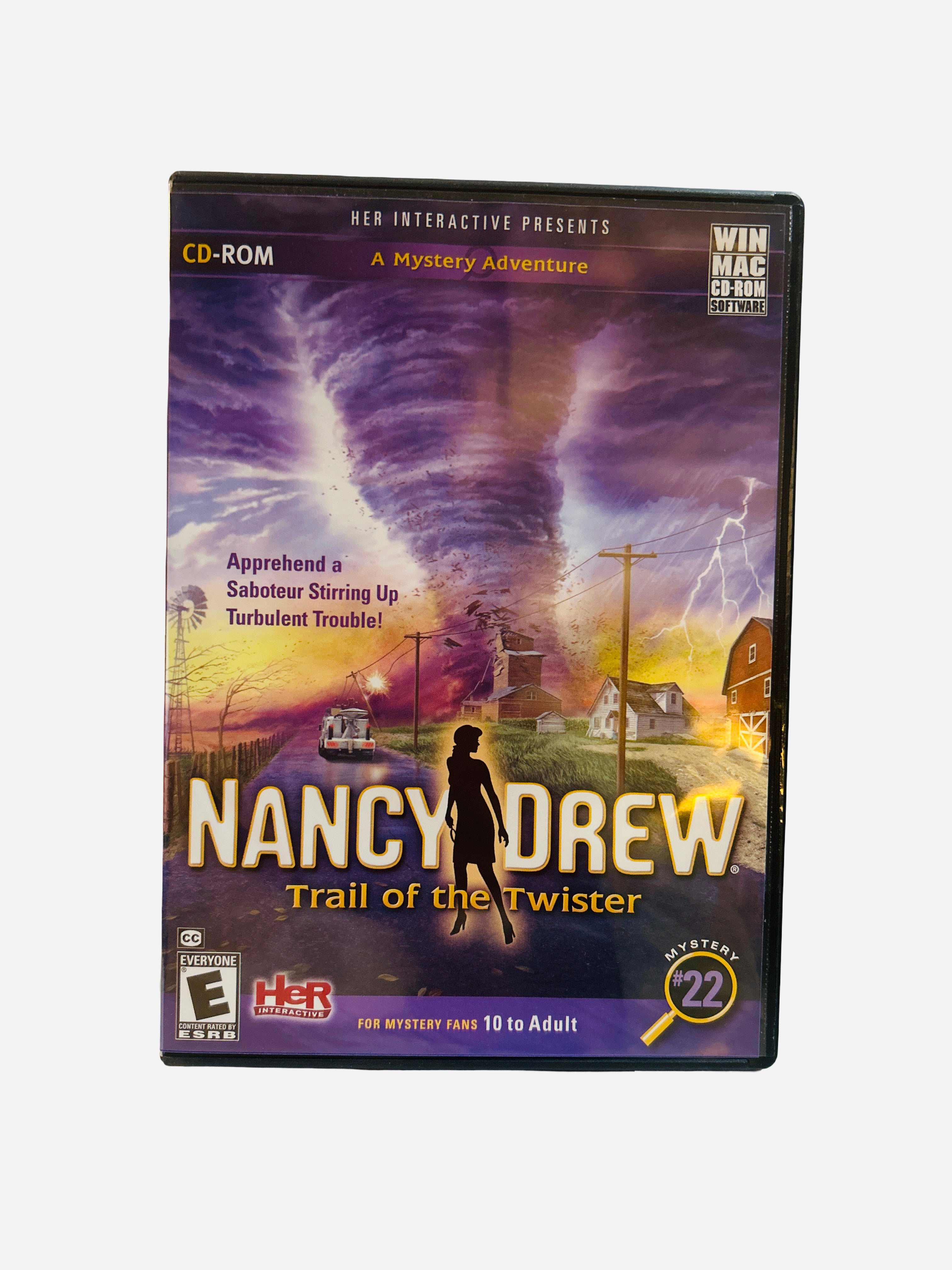Nancy Drew Trail of the Twister PC CD-ROM preowned