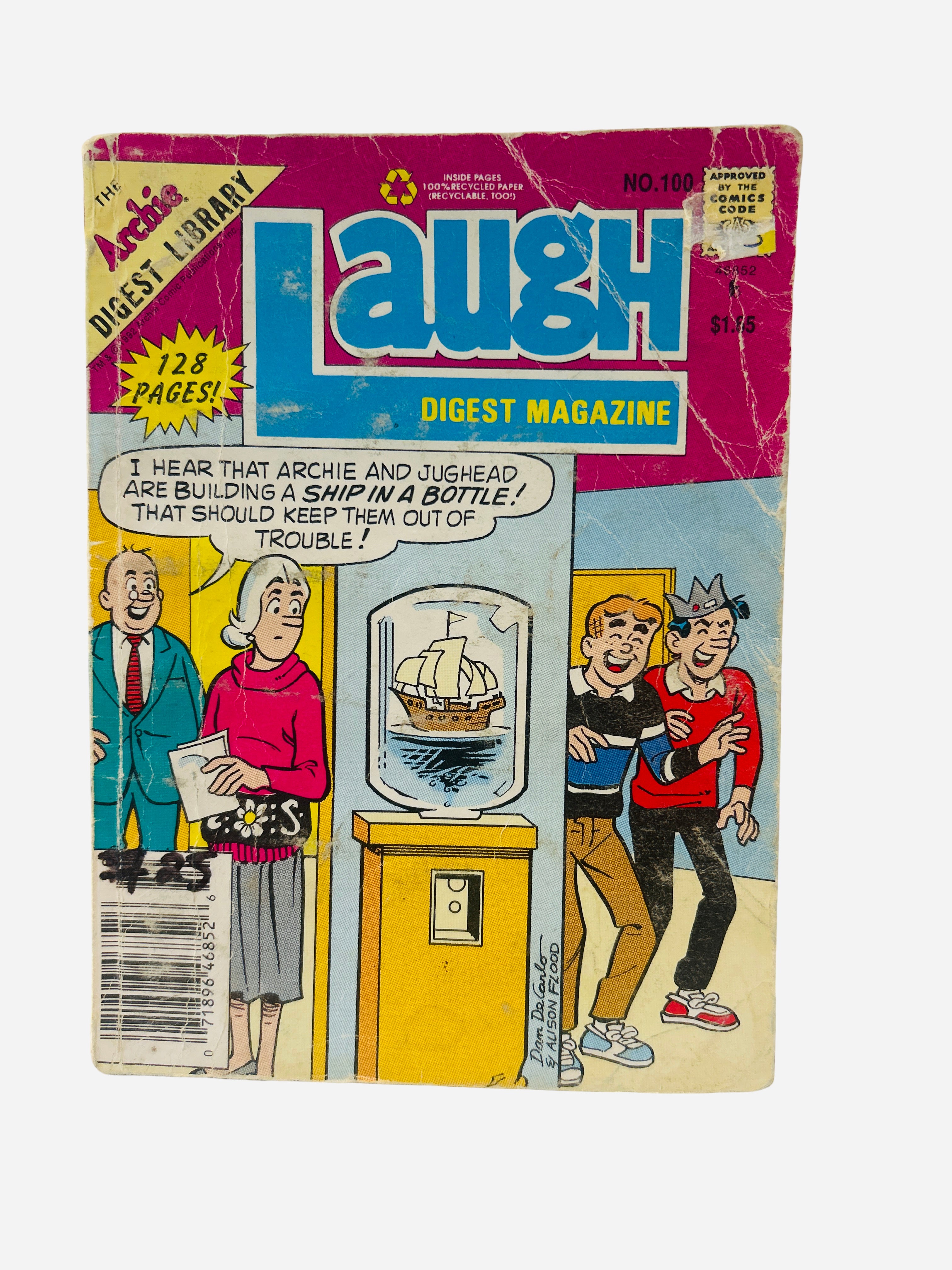 Laugh Digest Magazine #100 Archie Comics preowned heavy wear