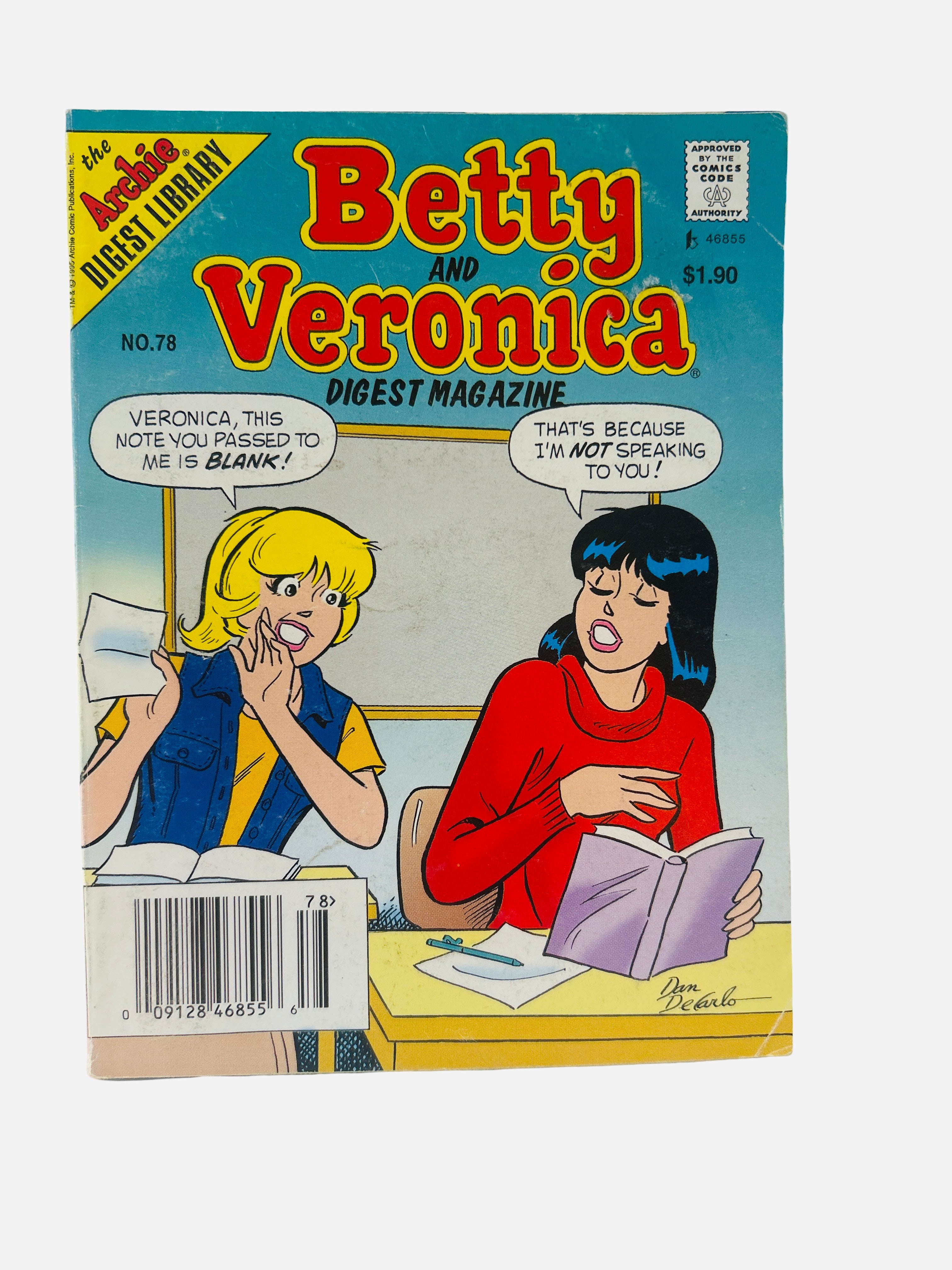 Betty and Veronica Digest Magazine #78 Archie Comics preowned