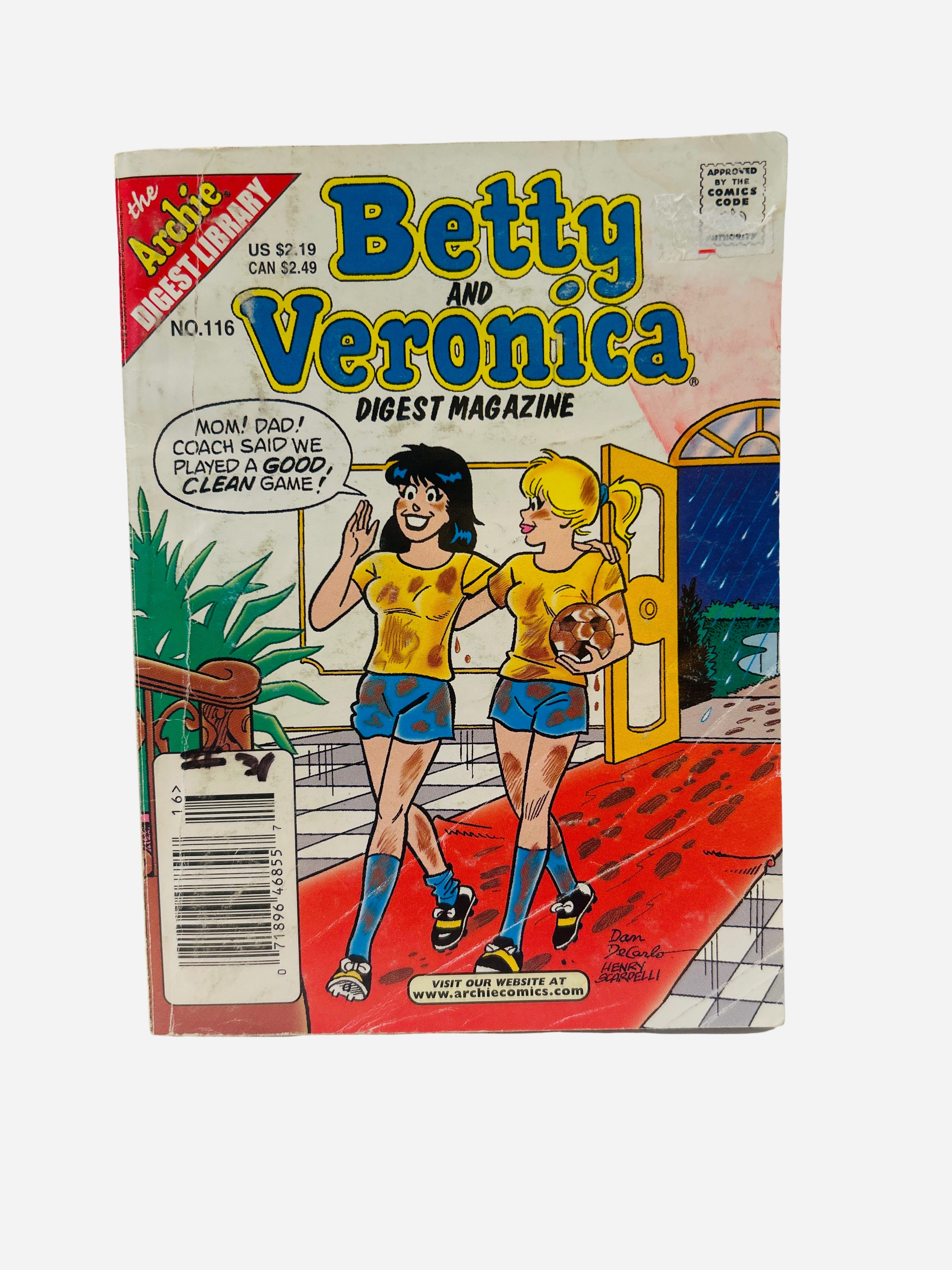 Betty and Veronica Digest Magazine #116 Archie Comics preowned