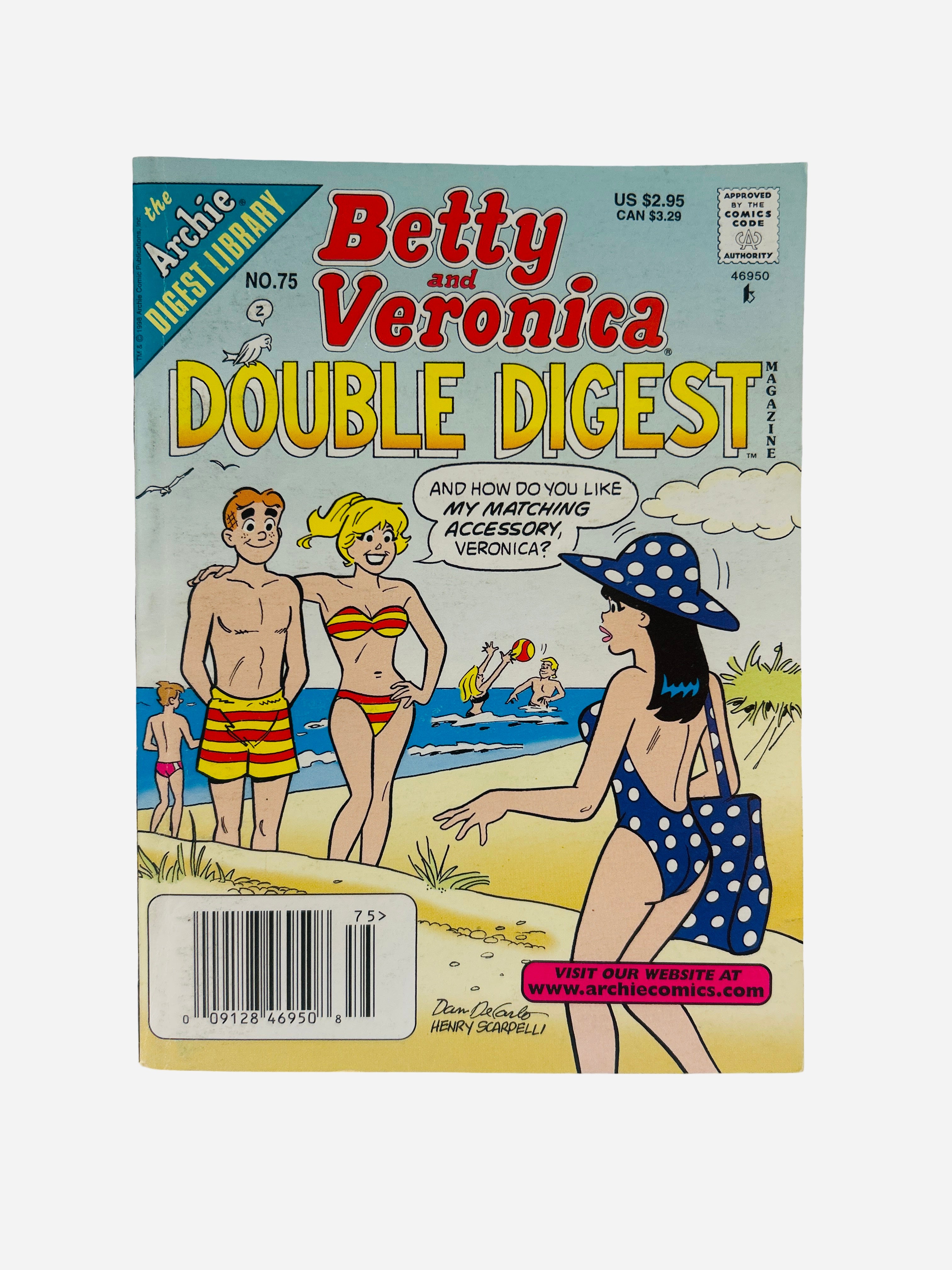 Betty and Veronica Double Digest Magazine #75 Archie Comics preowned