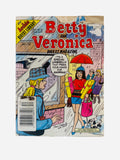 Betty and Veronica Digest Magazine #112 umbrella shopping rain Archie Comics preowned heavier wear