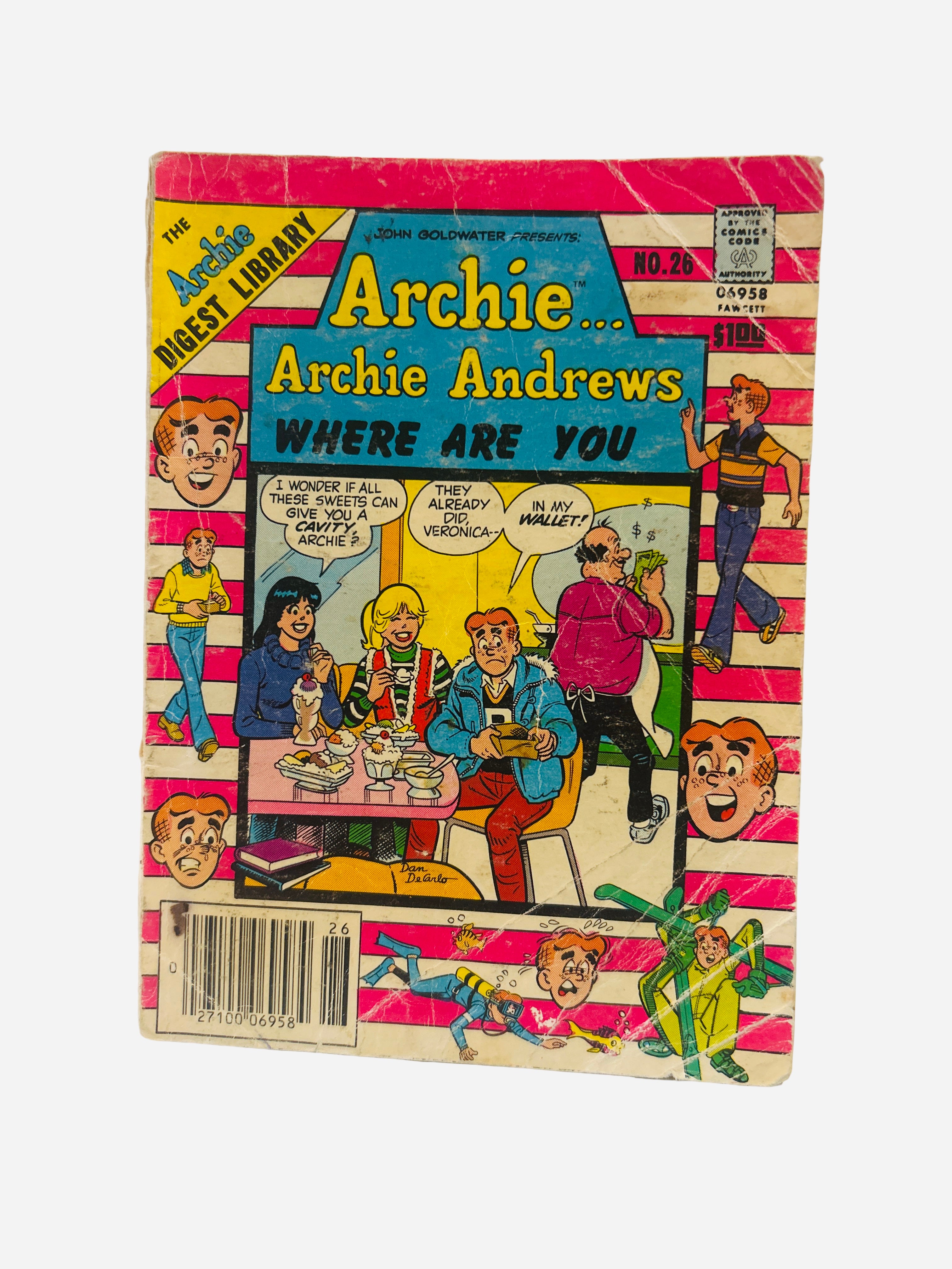 Archie Andrews Where Are You Digest Magazine #26 Archie Comics preowned heavier wear