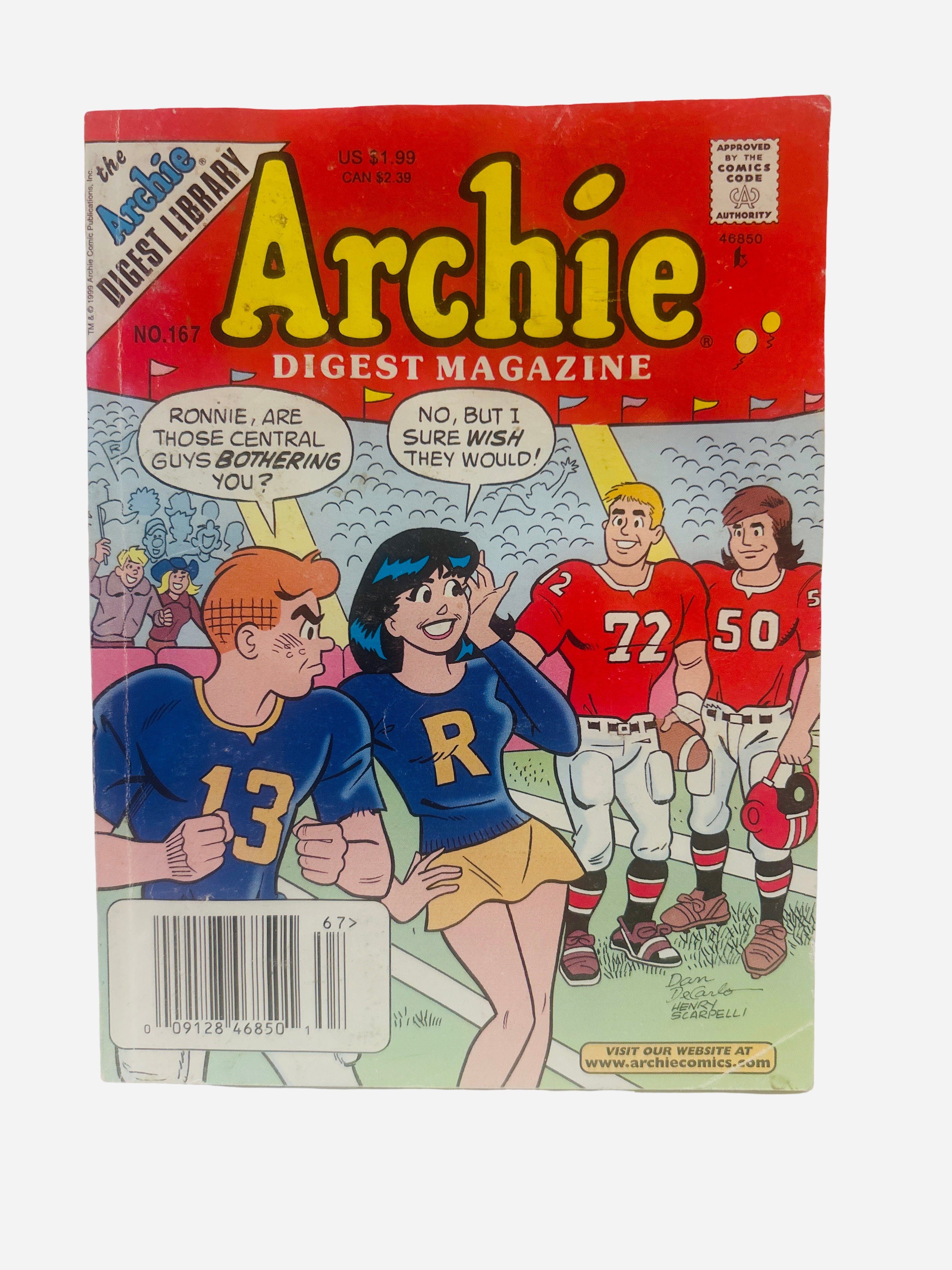 Archie Digest Magazine #167 Archie Comics preowned