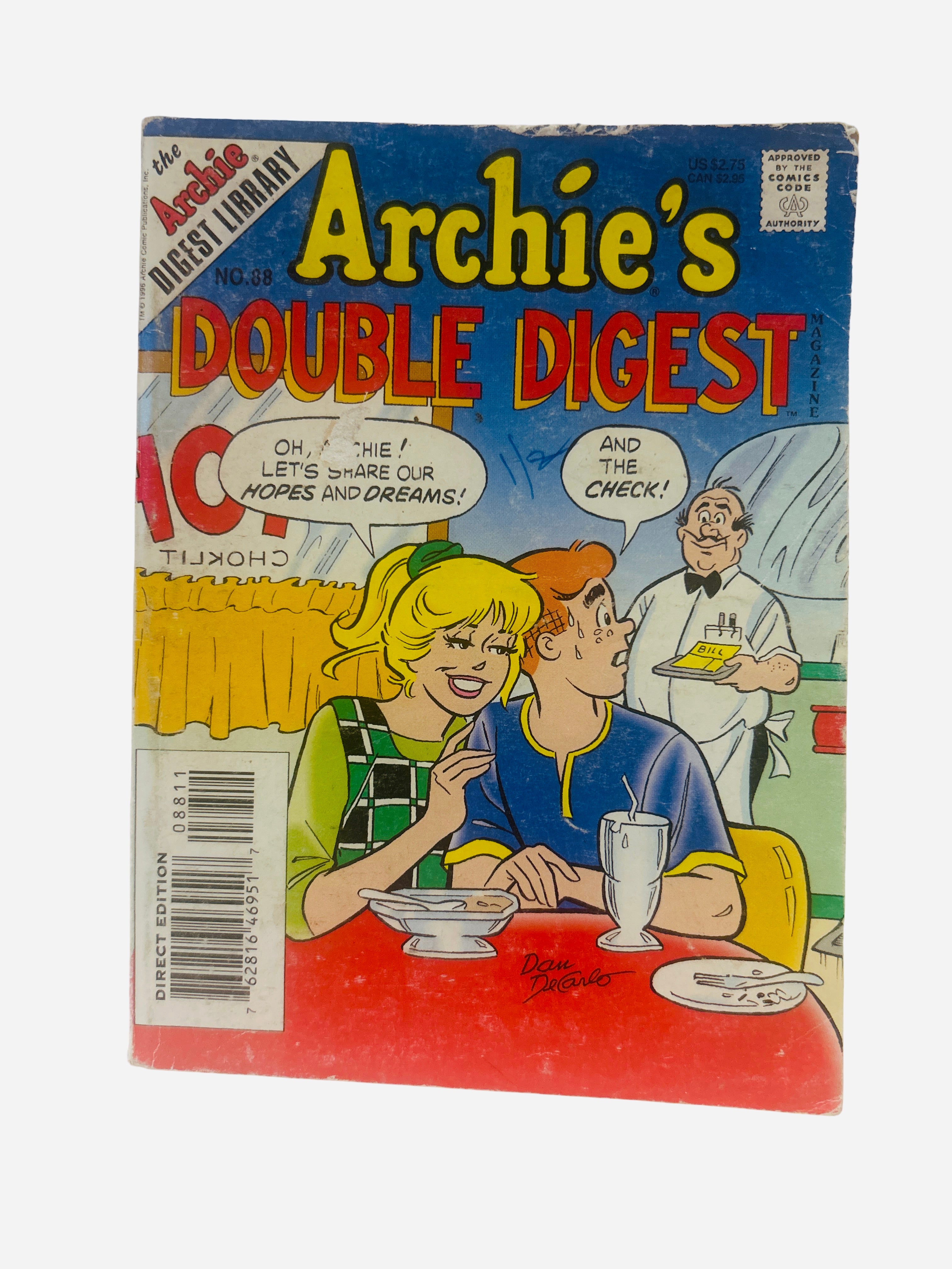 Archie's Double Digest Magazine #88 Archie Comics preowned direct edition
