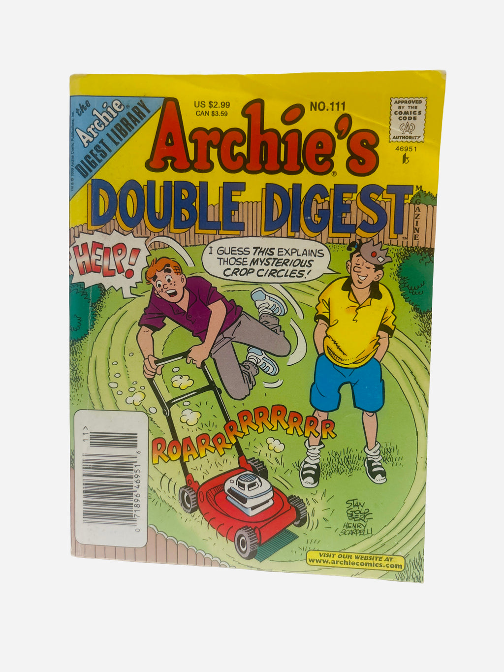 Archie's Double Digest Magazine #111 front cover preowned