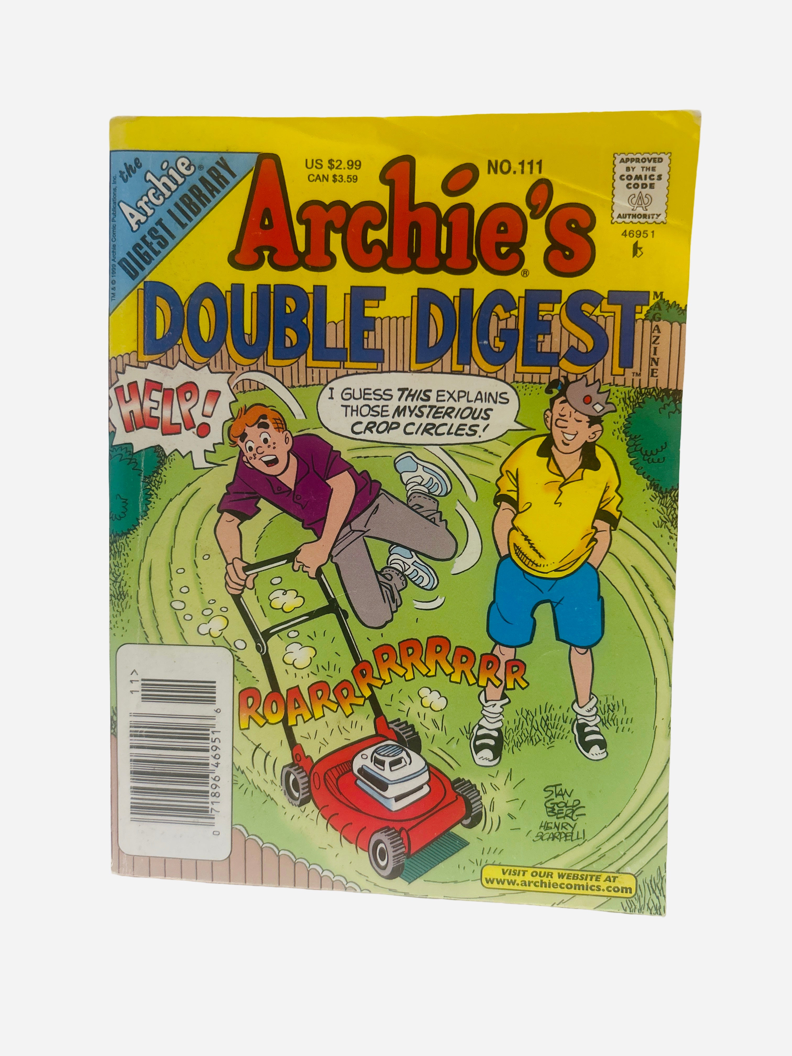 Archie's Double Digest Magazine #111 front cover preowned