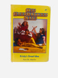 The Baby-Sitters Club #1 Kristy's Great Idea Ann M. Martin Scholastic hardcover photo cover preowned ex-library