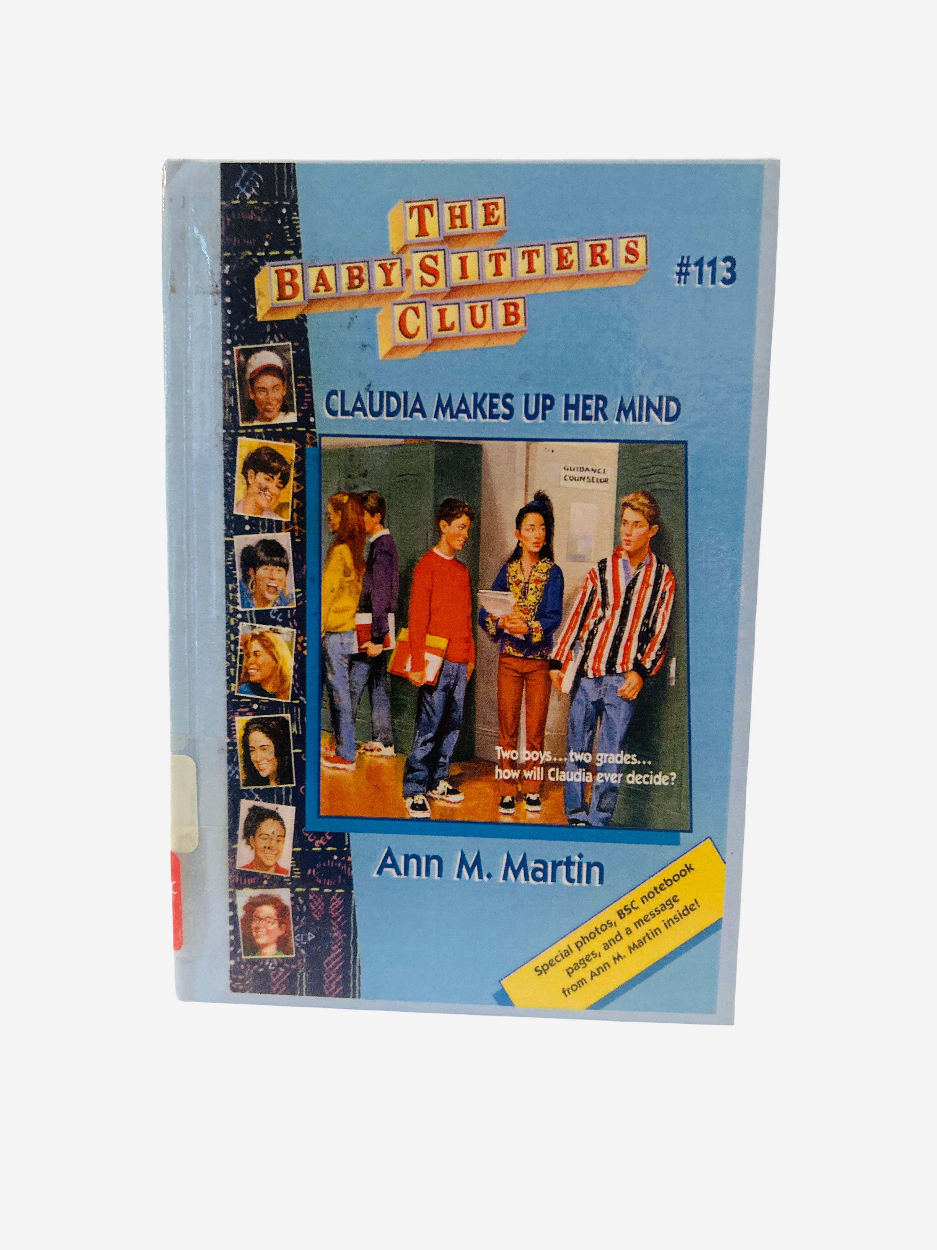 The Baby-Sitters Club #113 Claudia Makes Up Her Mind Ann M. Martin Scholastic hardcover preowned ex-library 1997