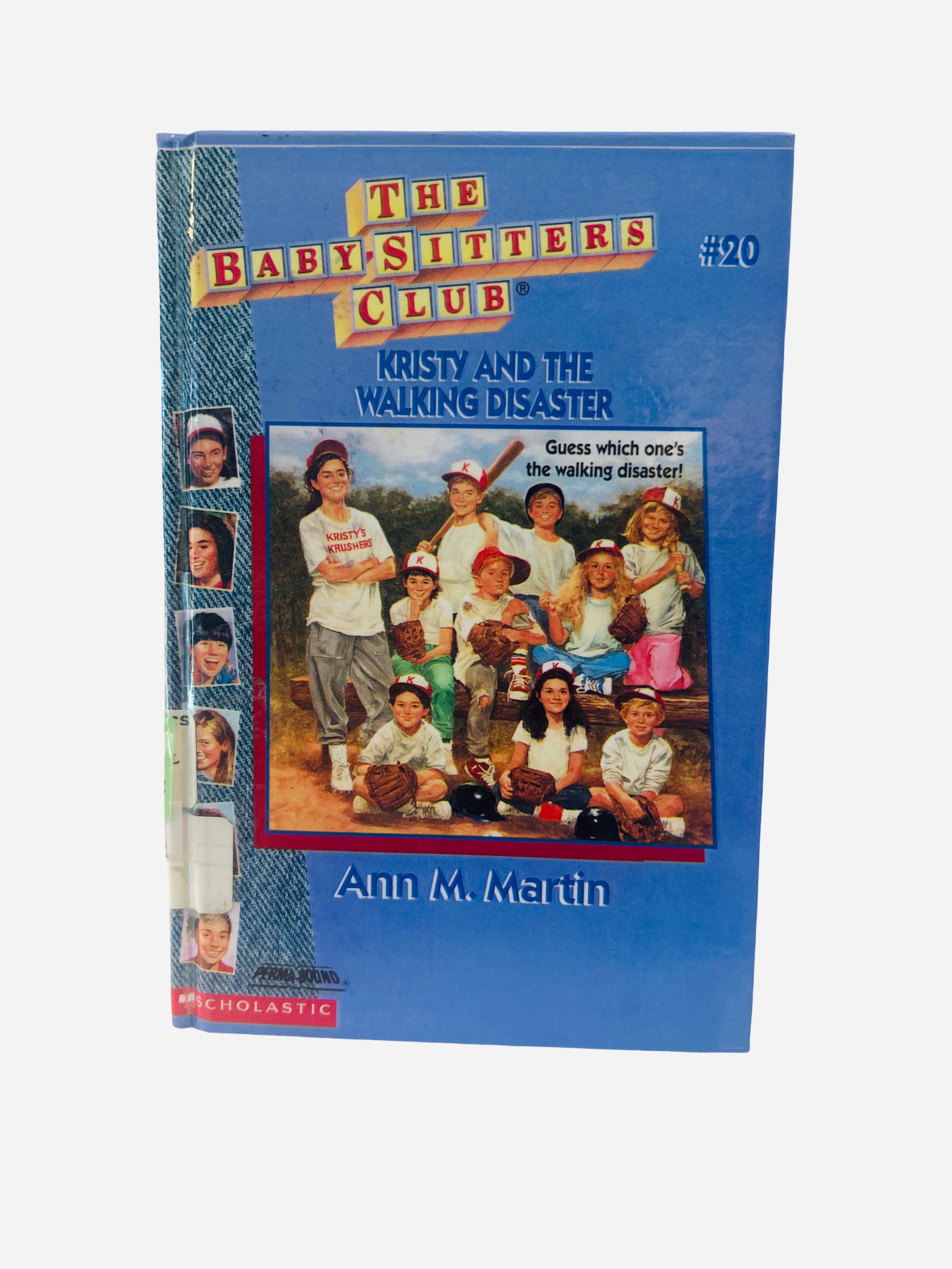 The Baby-Sitters Club #20 Kristy and the Walking Disaster Ann M. Martin Scholastic hardcover preowned ex-library 1989