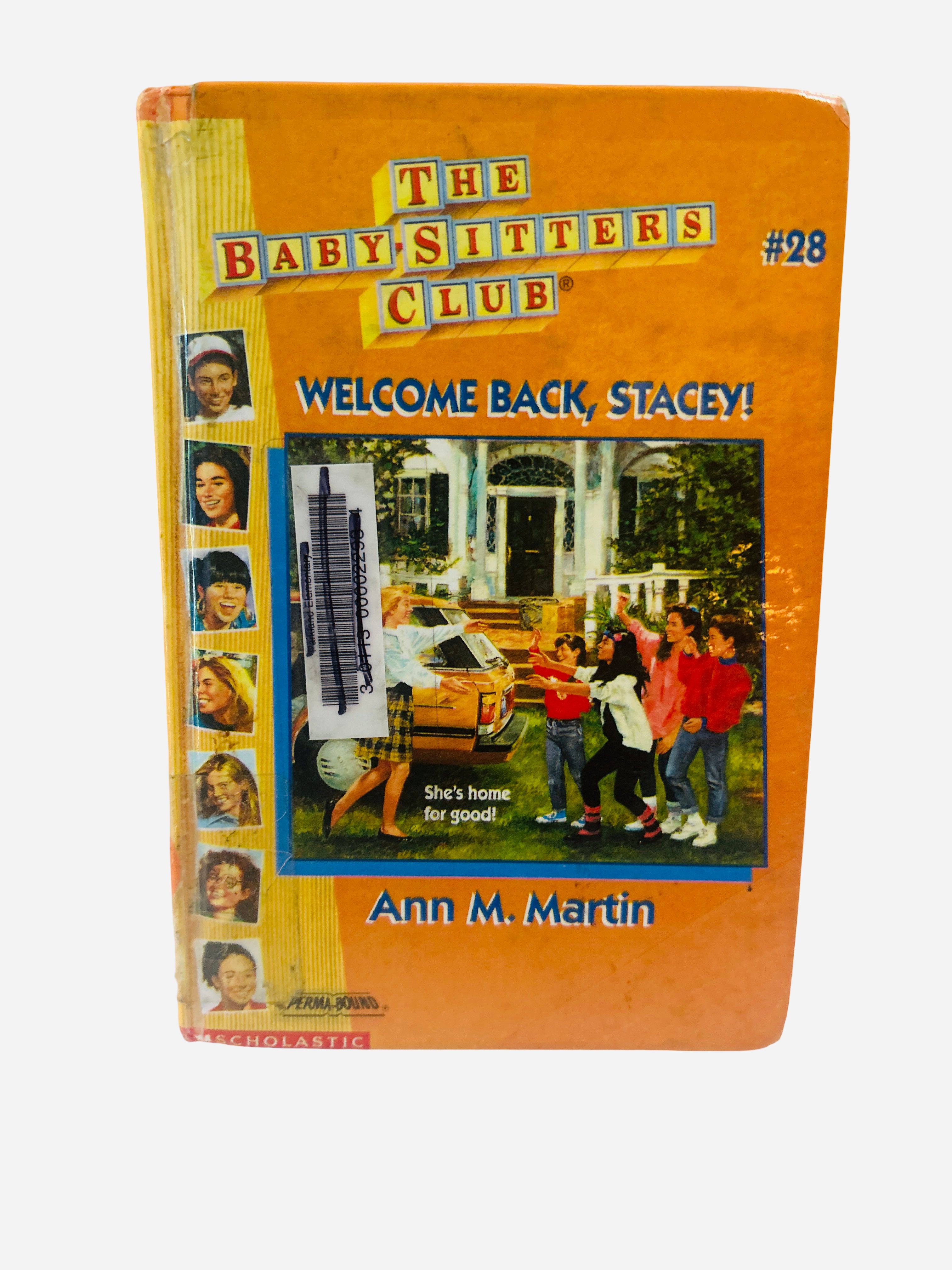 Welcome Back, Stacey! (Preowned) Ex-Library Hardcover 📚👋 – The Baby-Sitters Club #28
