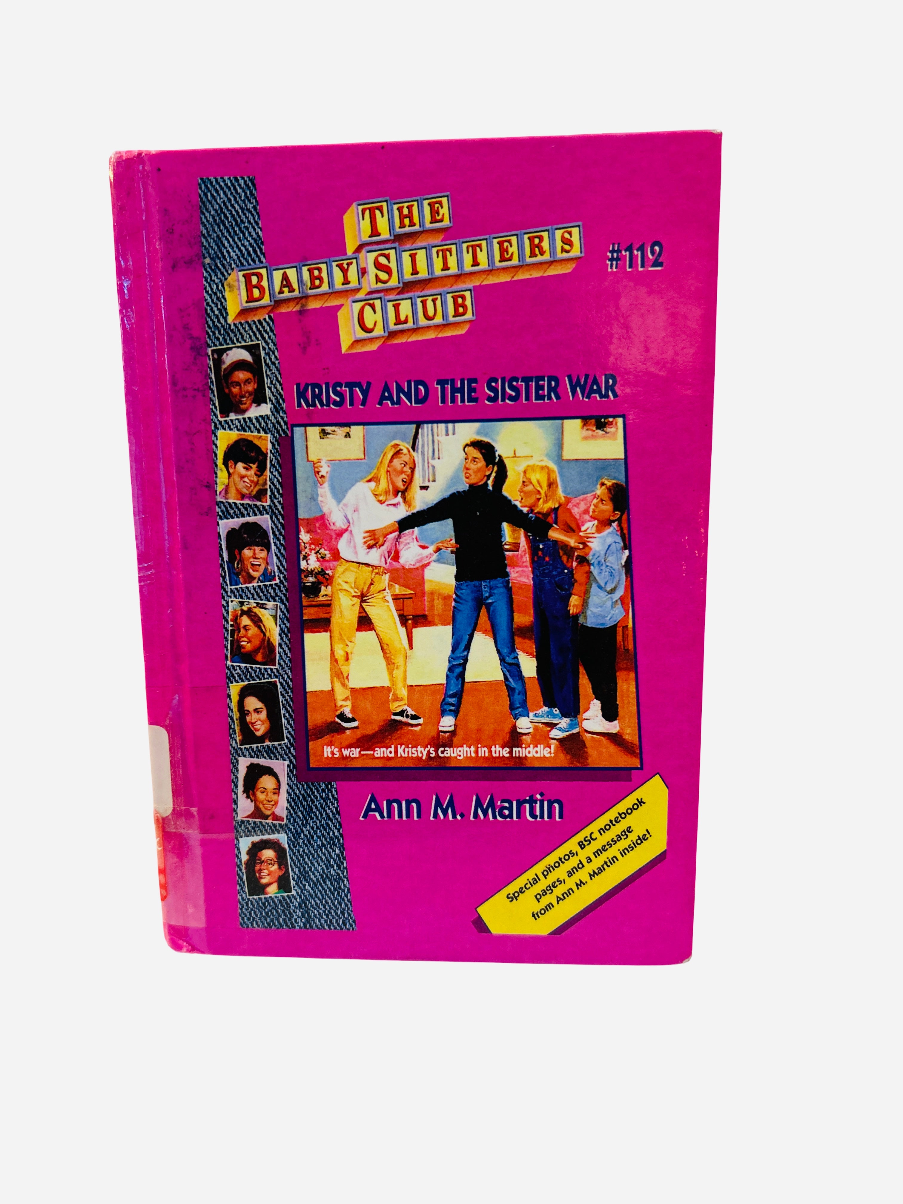 The Baby-Sitters Club #112 Kristy and the Sister War Ann M. Martin Scholastic hardcover preowned ex-library