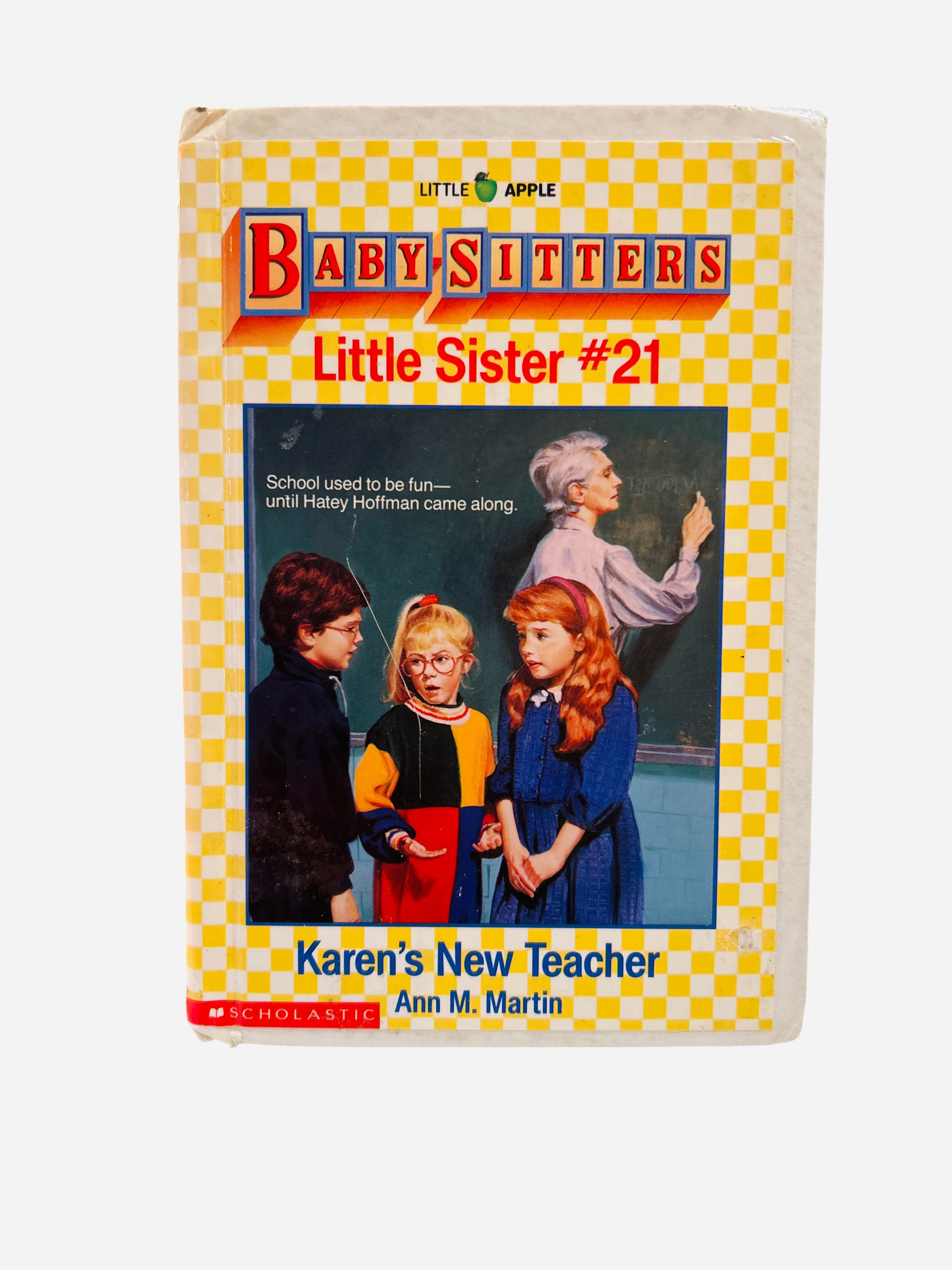 Karen's New Teacher - Baby-Sitters Little Sister #21 by Ann M. Martin, ex-library hardcover