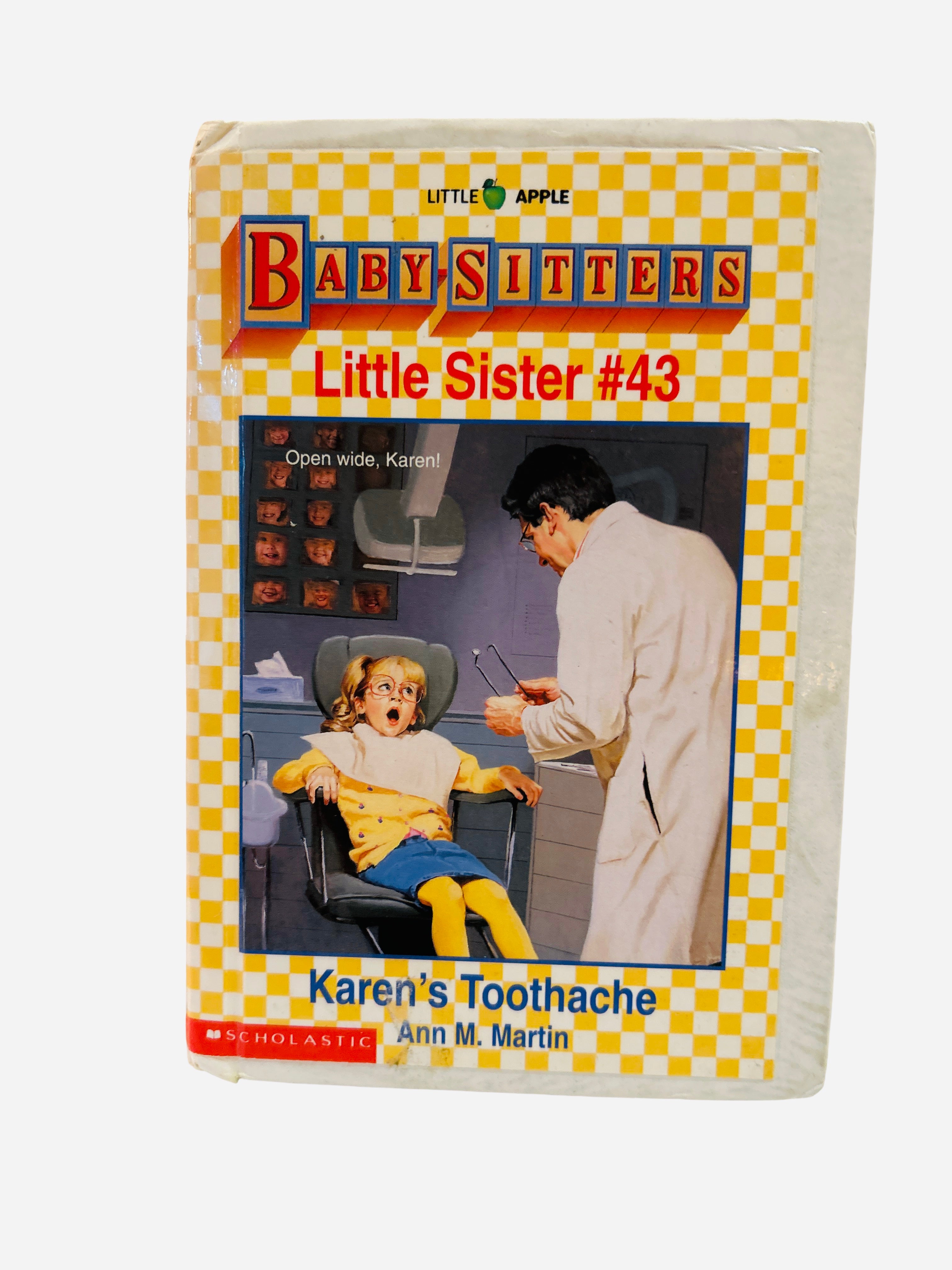 Karen's Toothache - Baby-Sitters Little Sister #43 by Ann M. Martin, ex-library hardcover