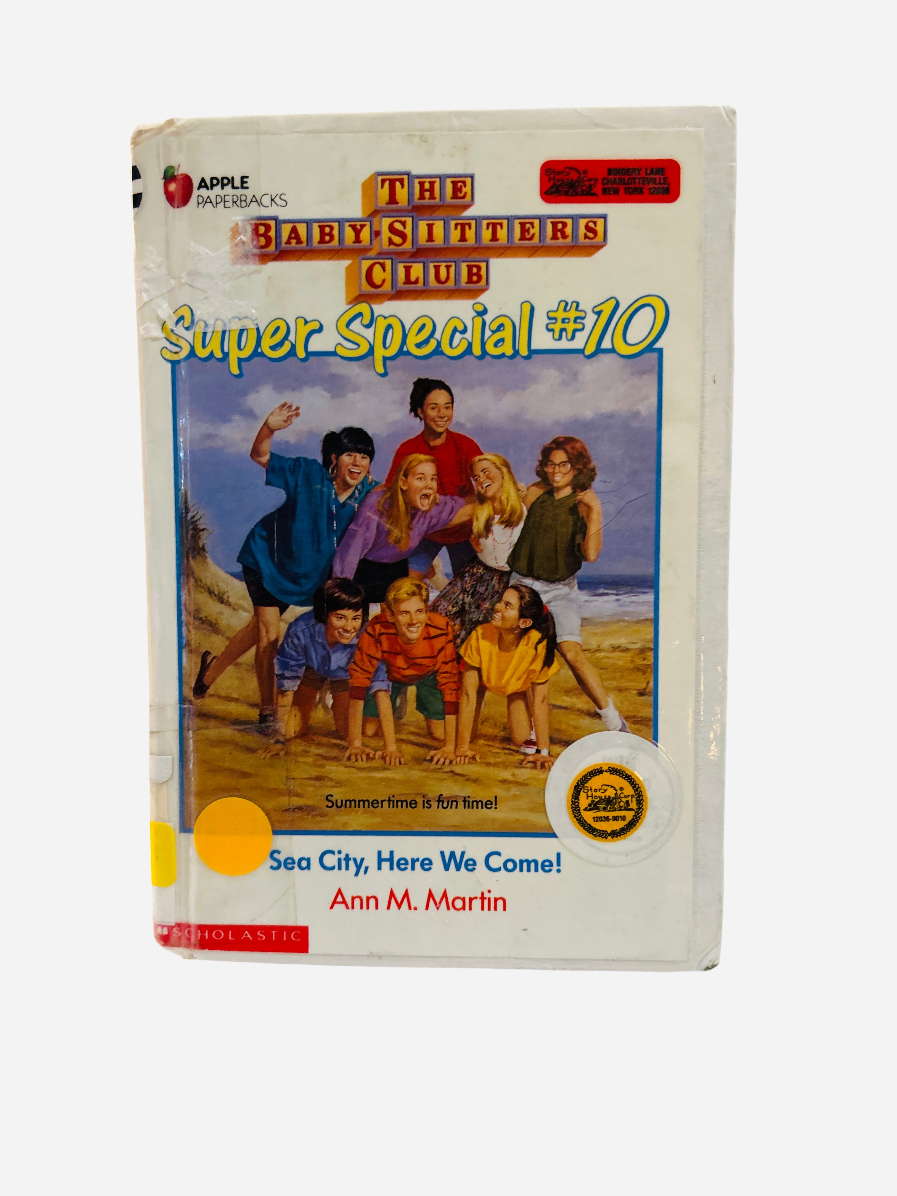 Sea City, Here We Come! - The Baby-Sitters Club Super Special #10 by Ann M. Martin, ex-library hardcover