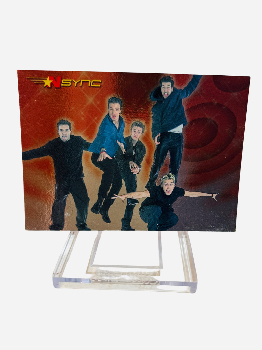 NSYNC #8 Trading Card Front – Group Shot 2000 Topps Winterland