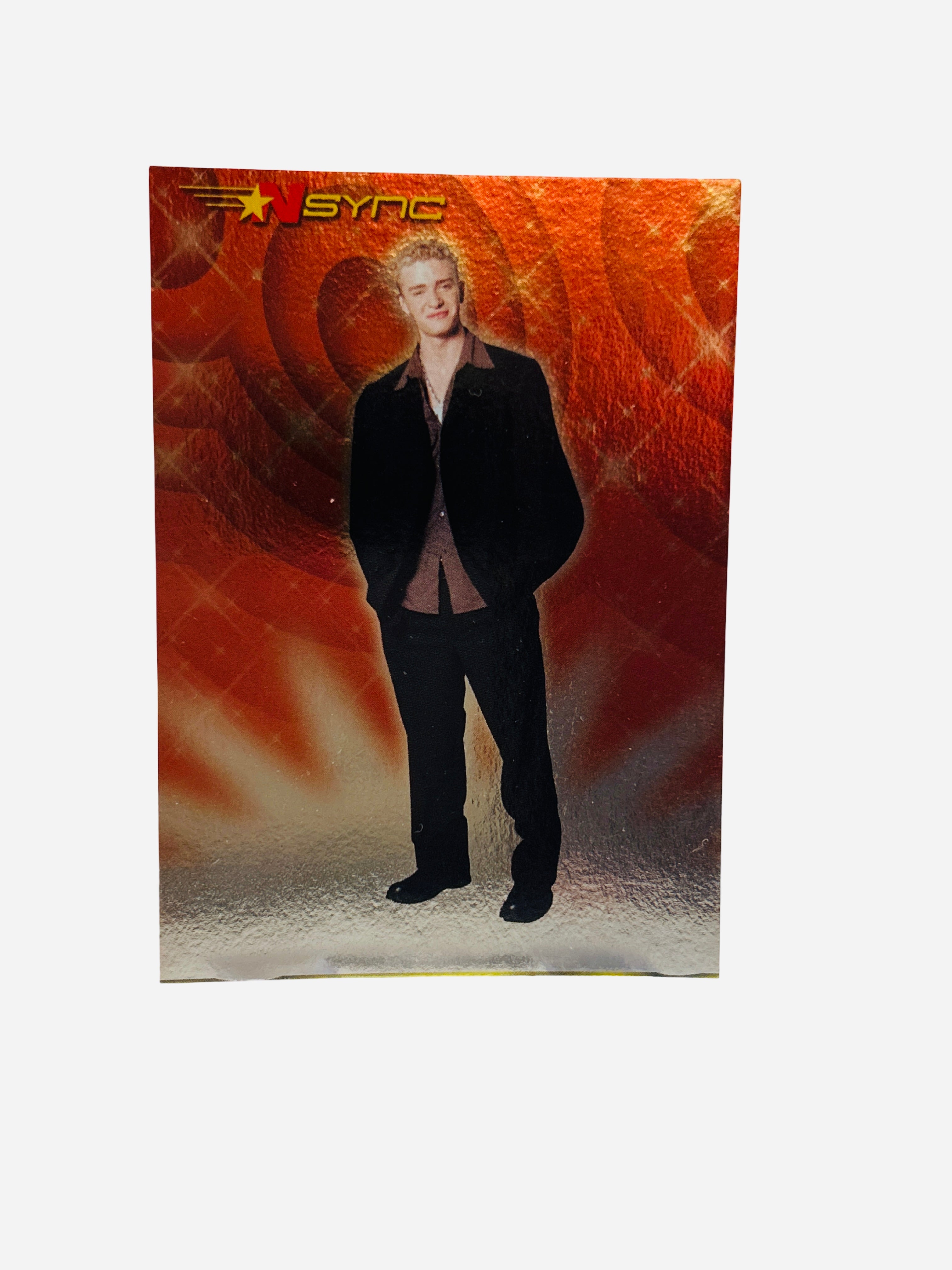 NSYNC #10 Trading Card Front – Justin Timberlake Full Body 2000 Topps Winterland
