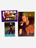 NSYNC 3-Piece Set – Chris Kirkpatrick Stage Photo, Backstage Pass, Trading Card #3 2000