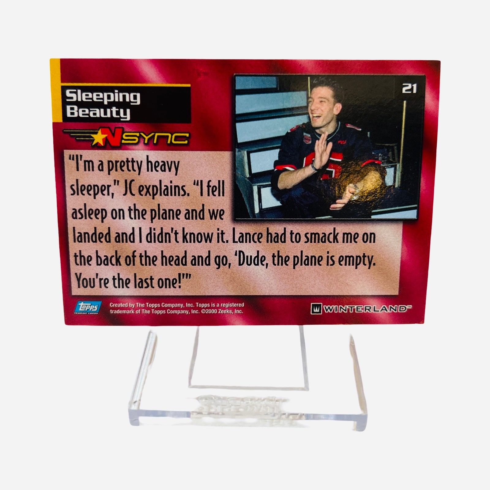 Card #23 - Back (Lance On *NSYNC)