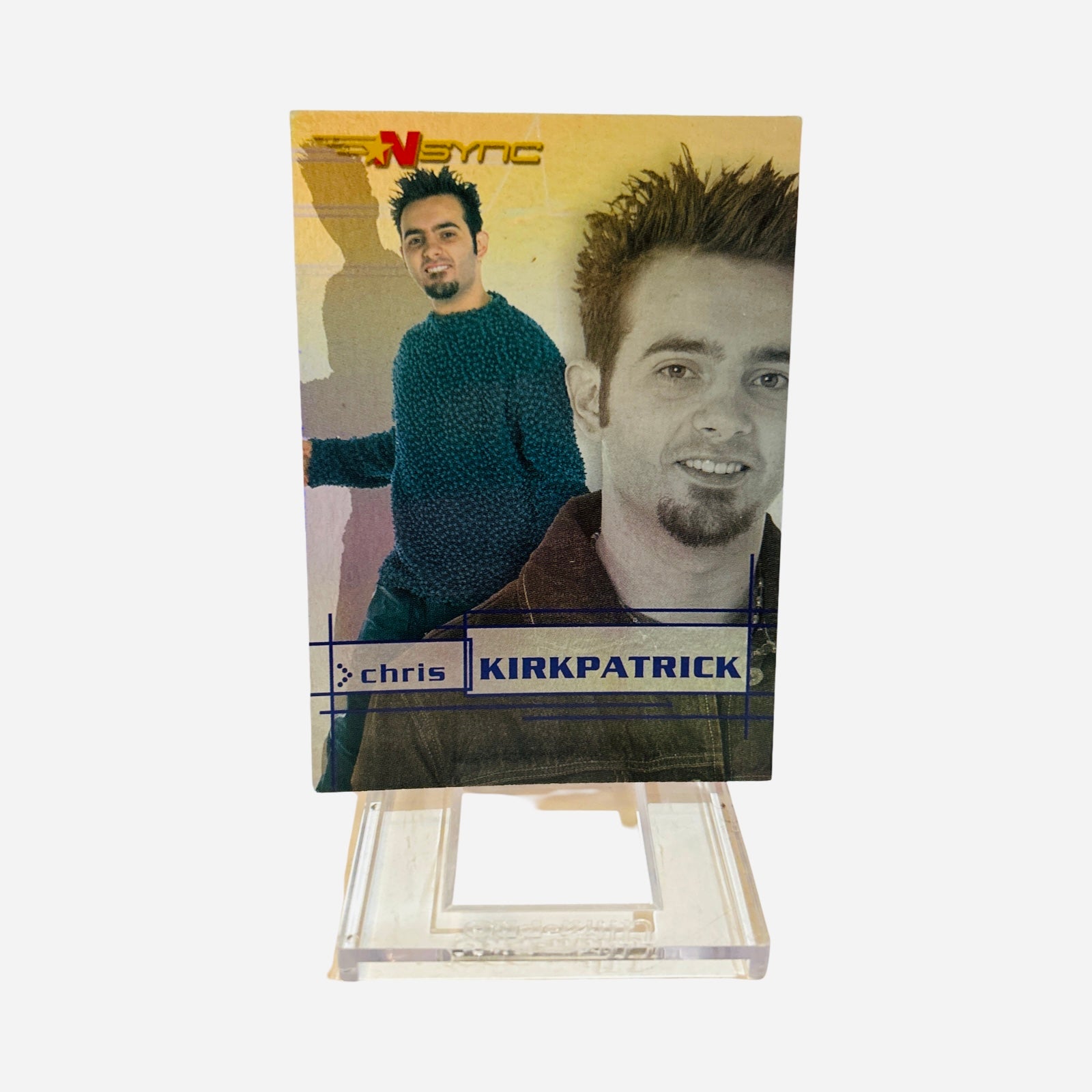 Chris Kirkpatrick 2000 NSYNC Rainbow Prism Trading Card #2 - Front