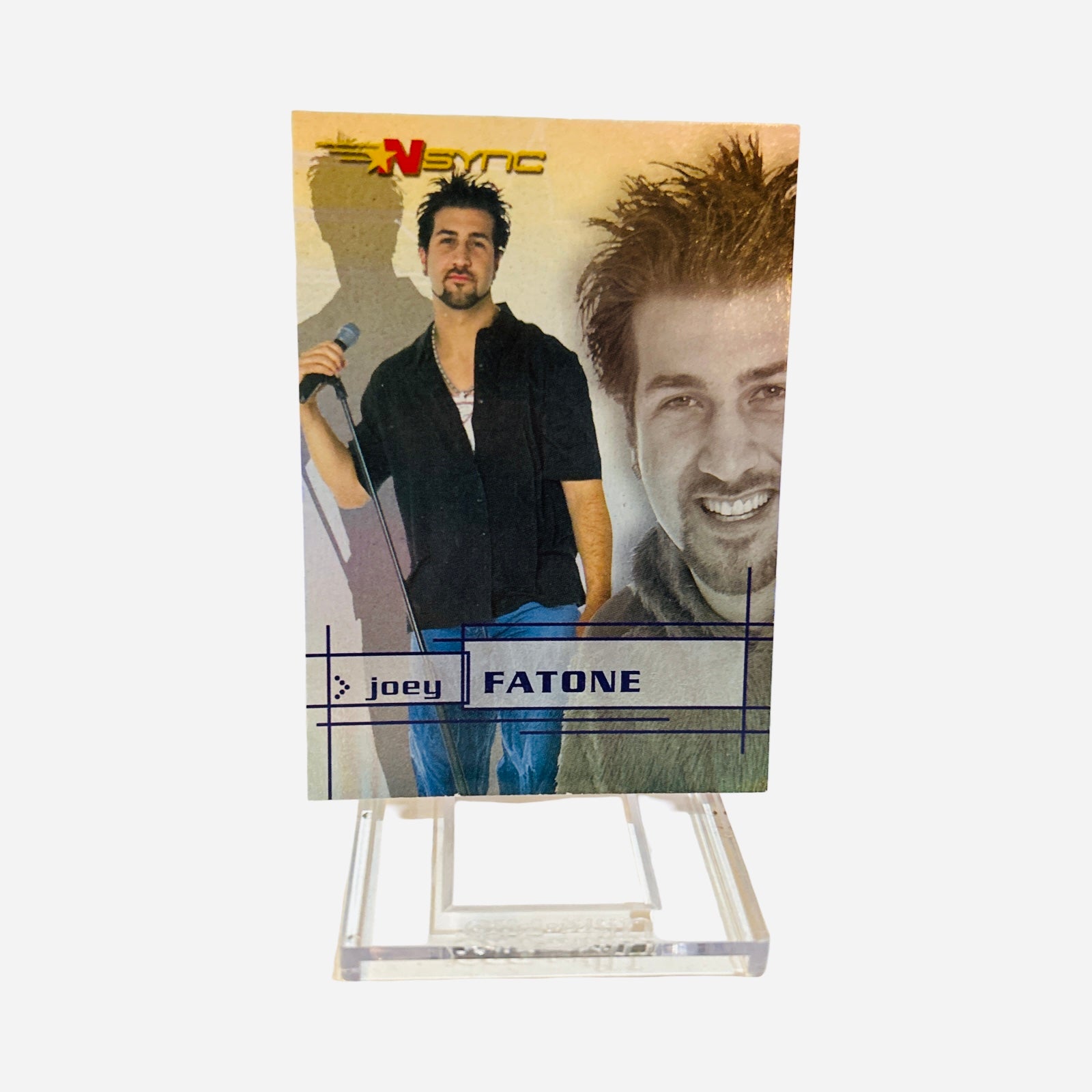 Joey Fatone 2000 NSYNC Rainbow Prism Trading Card #9 - Front
