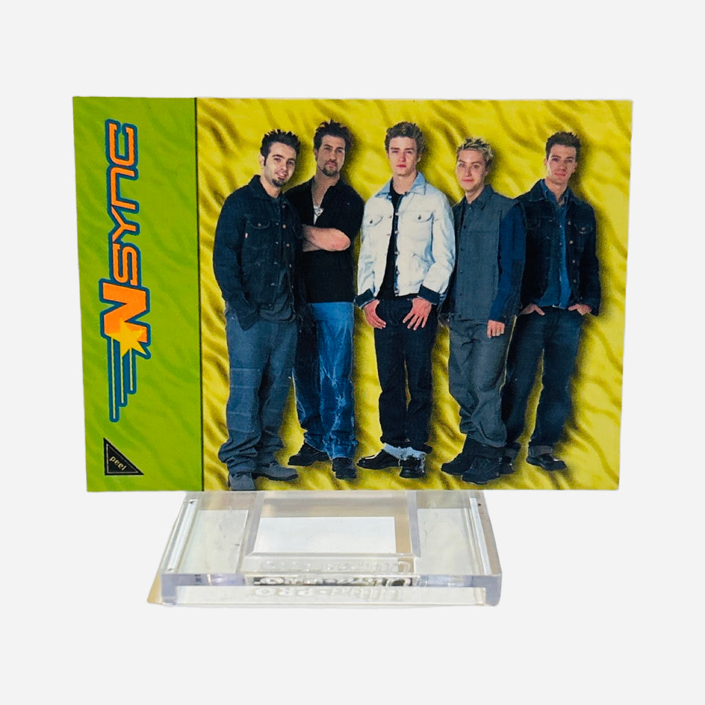 NSYNC 2000 Rainbow Sticker #1 - Front (Group Shot, Purple/Green)