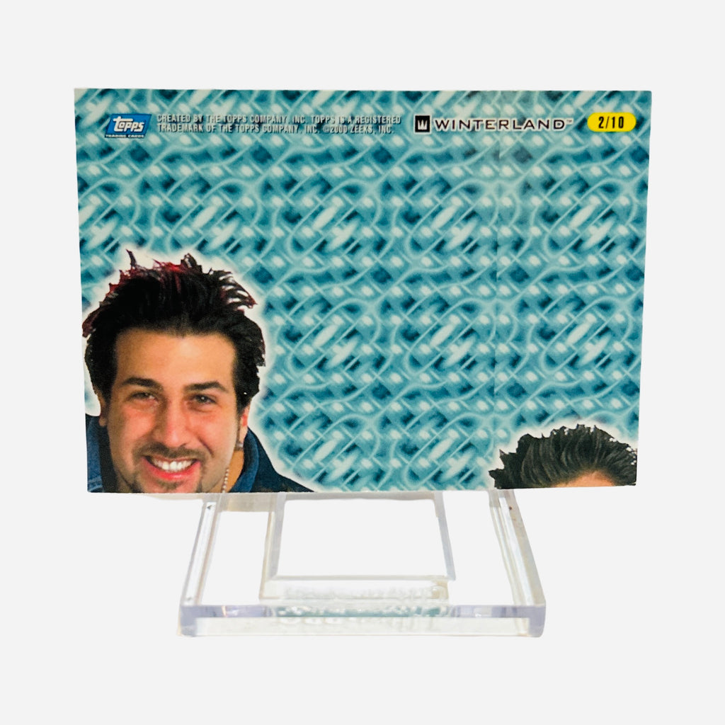 NSYNC 2000 Rainbow Sticker #2 - Back (Joey Fatone Holographic + Puzzle Piece)