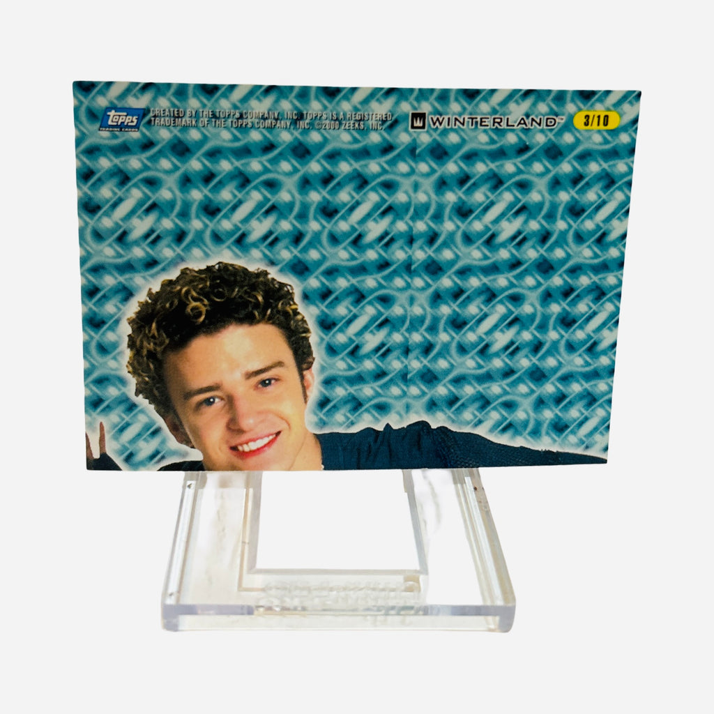 NSYNC 2000 Rainbow Sticker #3 - Back (Justin Timberlake Holographic + Puzzle Piece)
