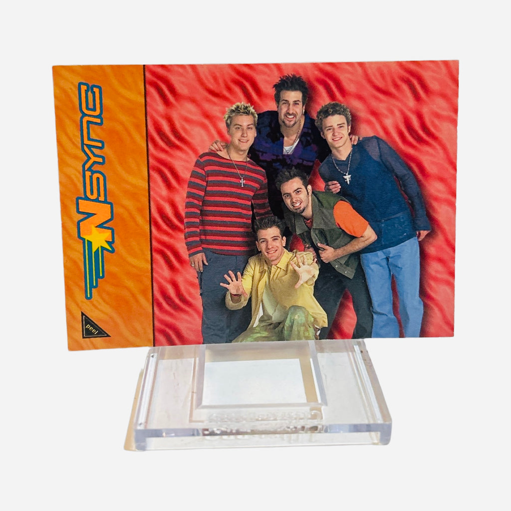 NSYNC 2000 Rainbow Sticker #4 - Front (Group Shot, Orange)