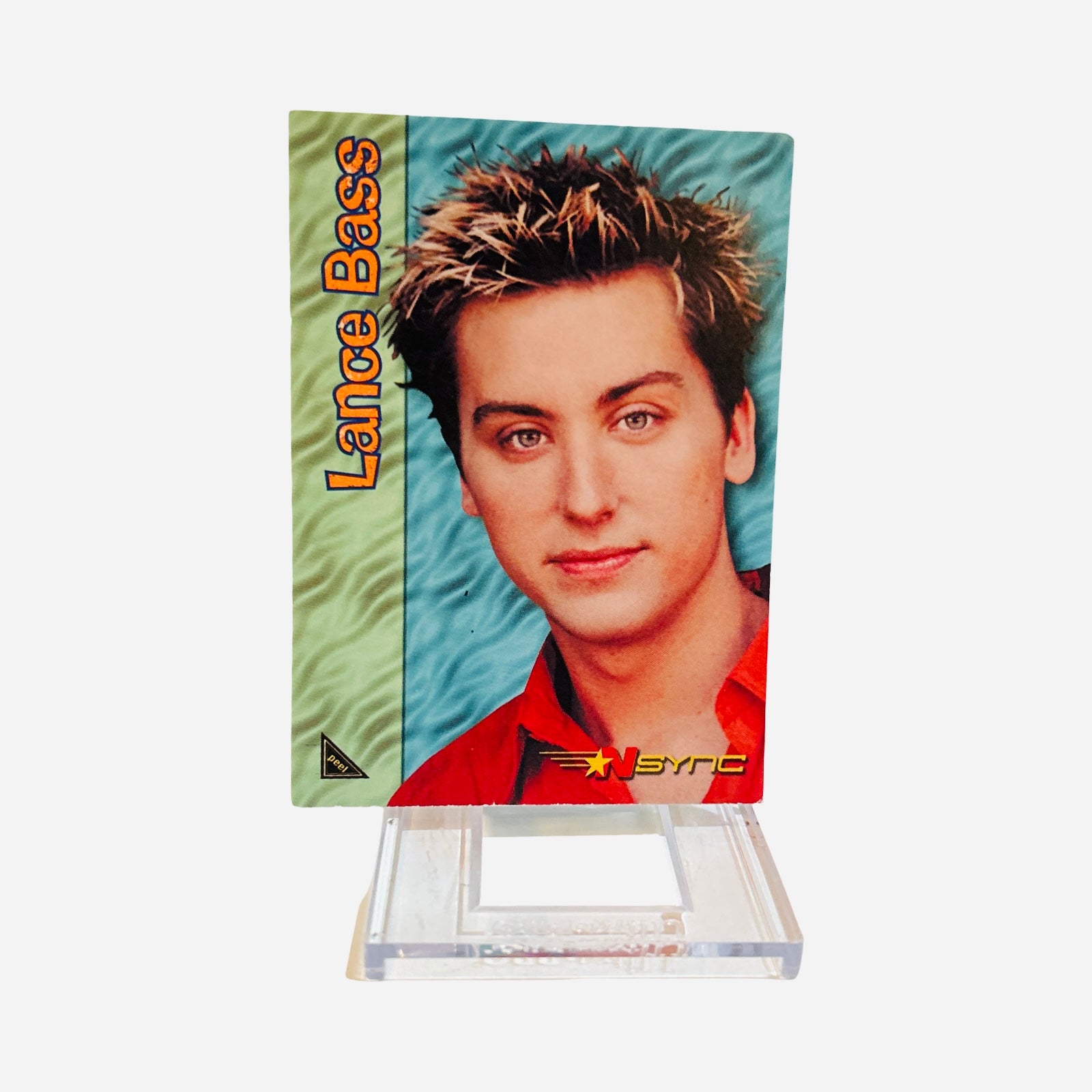 Lance Bass 2000 NSYNC Rainbow Sticker #6 - Front (Lance Bass Solo Portrait)
