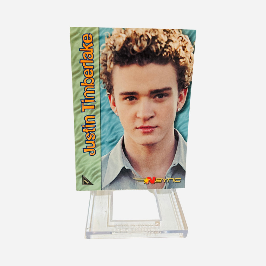 Justin Timberlake 2000 NSYNC Rainbow Sticker #9 - Front (Justin Timberlake Solo Portrait)