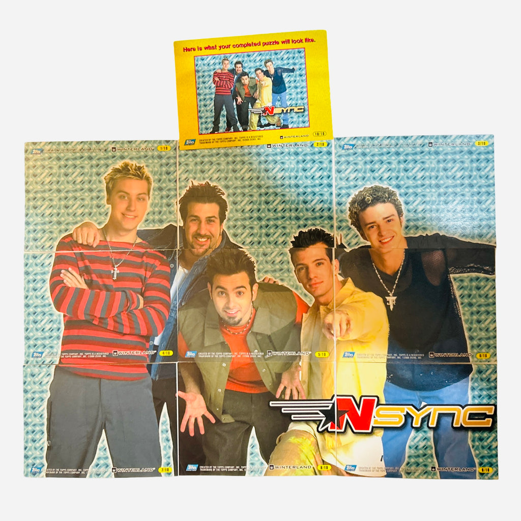 NSYNC 2000 Rainbow Sticker Complete Set - All 10 Stickers