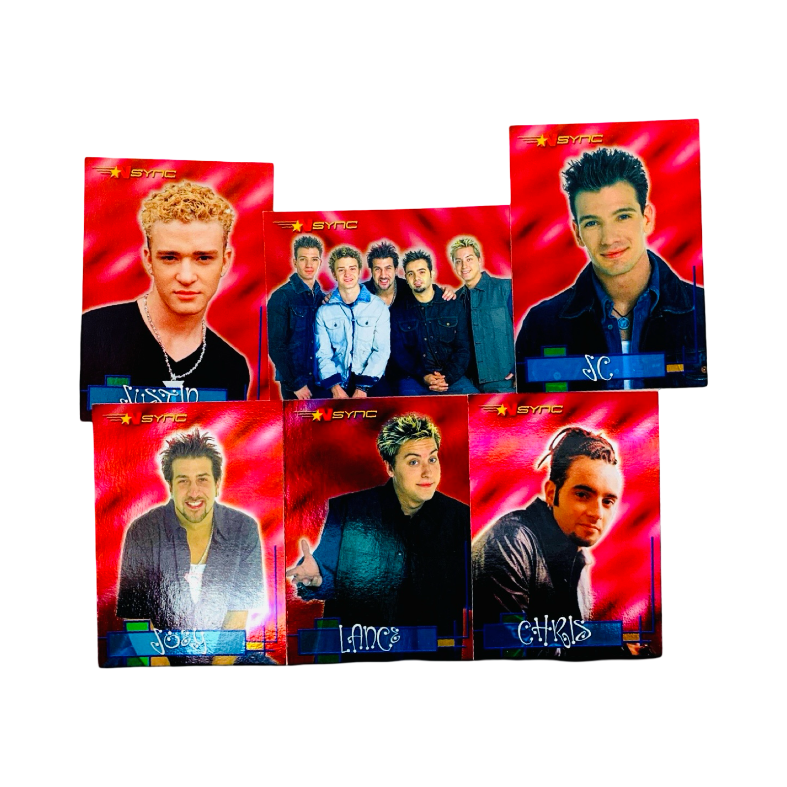 NSYNC 2000 Quotes Six Trading Card Set #20-25